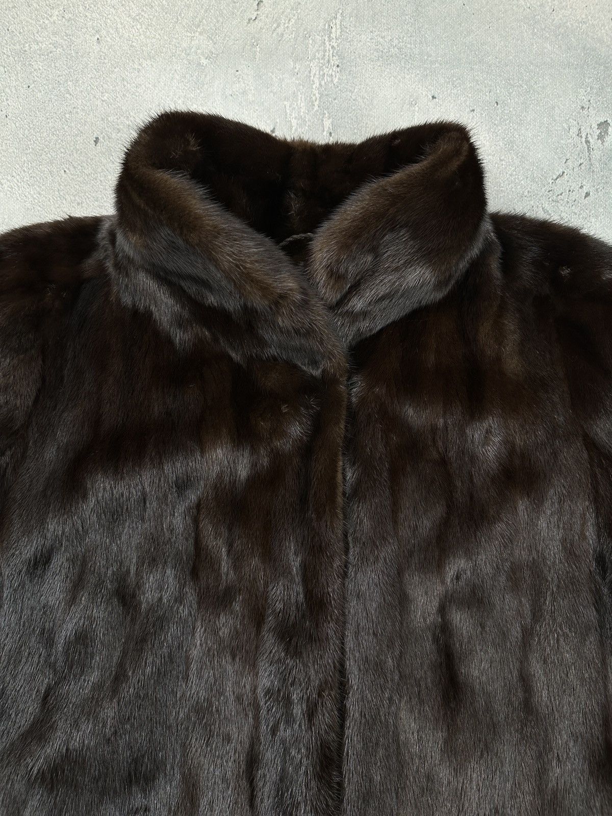 Sagafurs Rare Vintage SAGA Mink Royal Brown Full-Length Fur Lux Coat Size L / US 10 / IT 46 - 17 Thumbnail