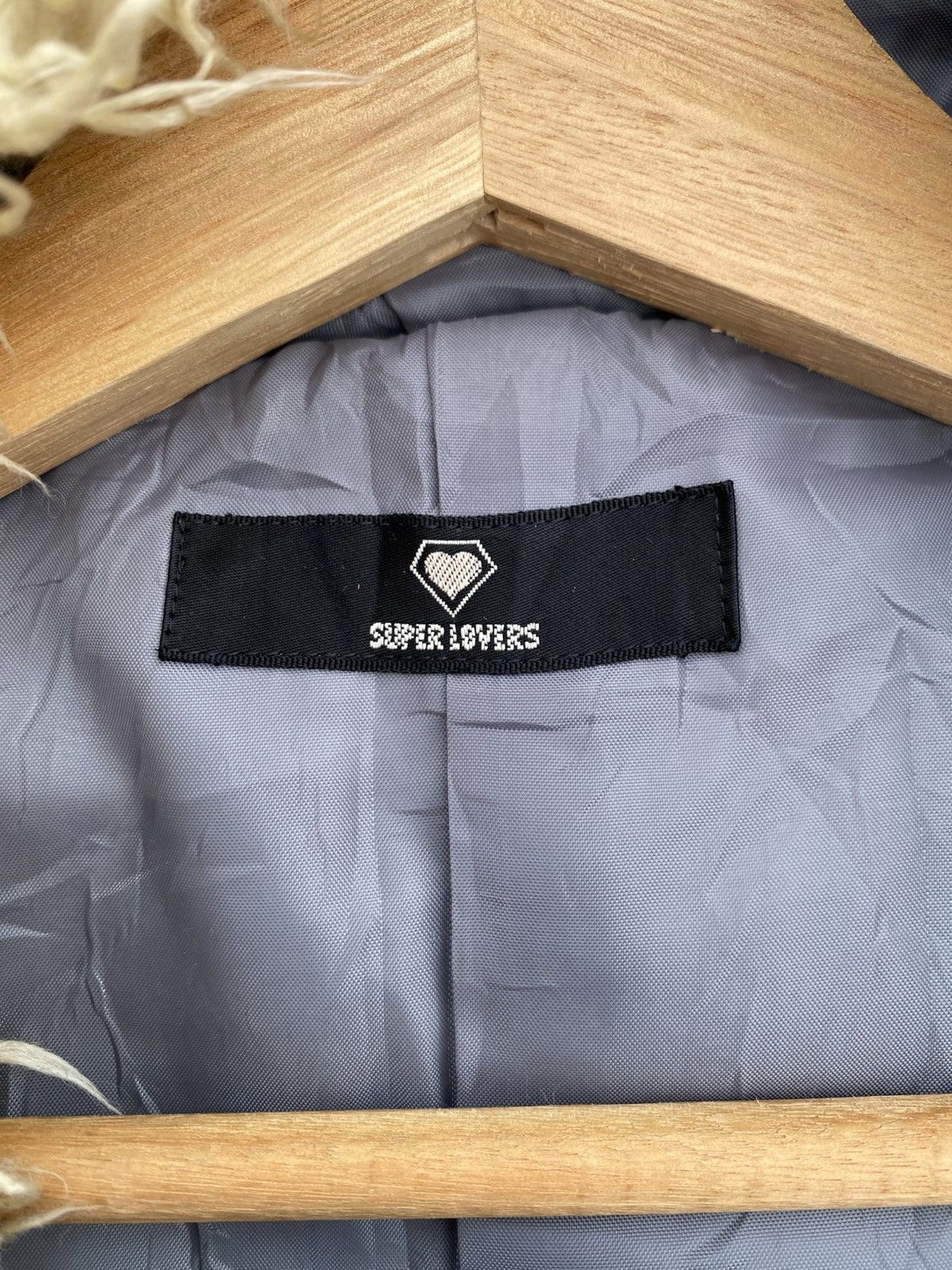 Super Lovers Rare Vintage Super Lovers Wool Long Jacket Size M / US 6-8 / IT 42-44 - 9 Thumbnail