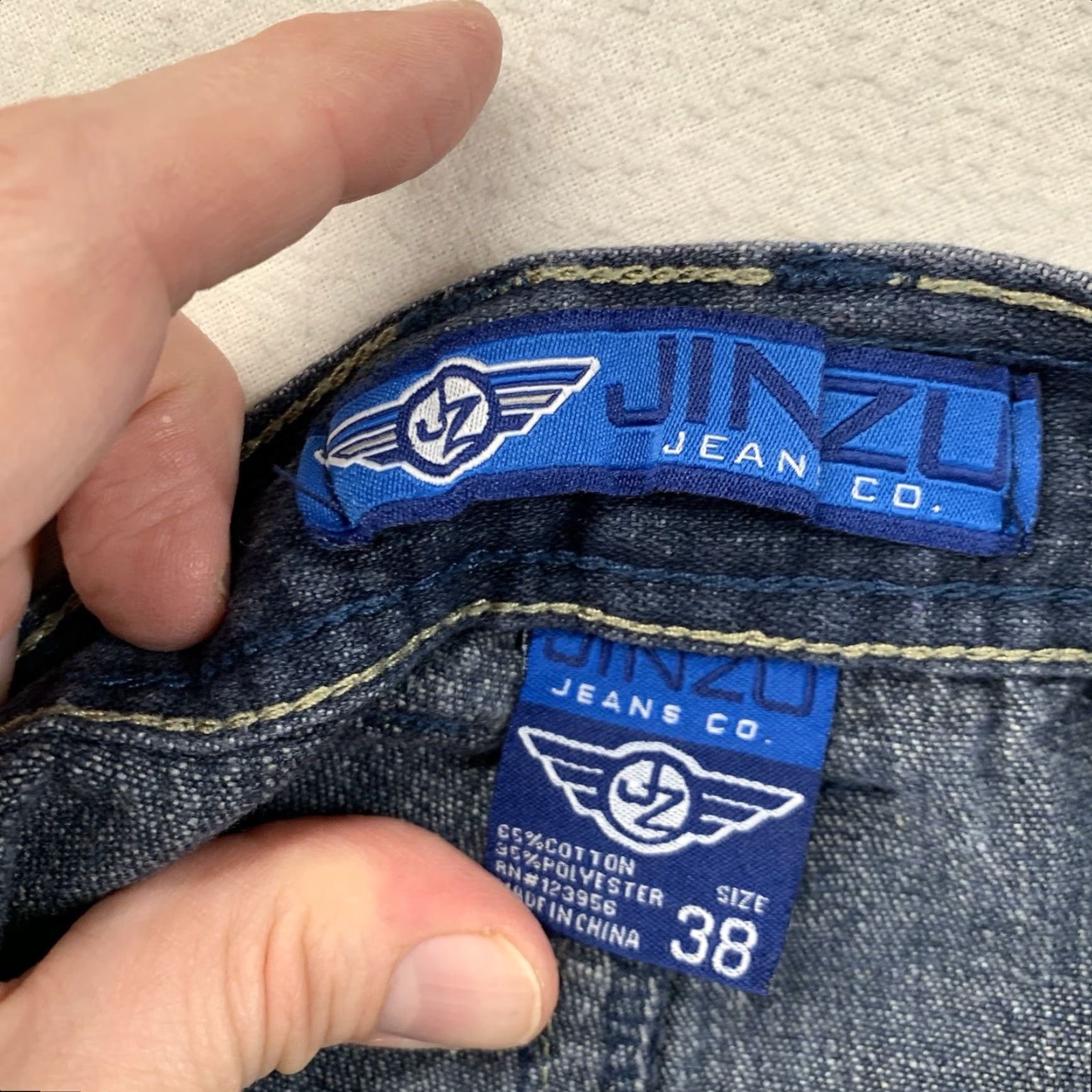 Southpole VINTAGE Jinzu Baggy Shorts 38 Denim Jean Hip Hop Skater 90s Blue Mens Size US 38 / EU 54 - 3 Thumbnail