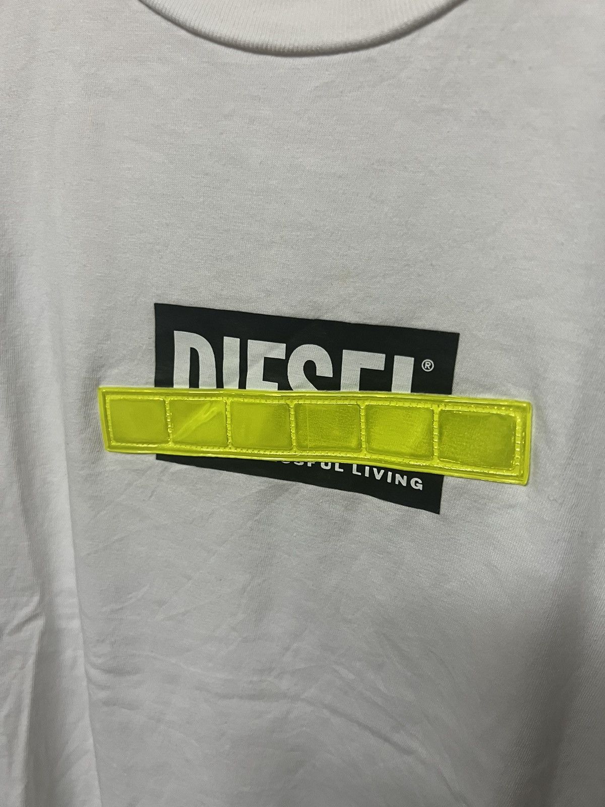Diesel Original tee diesel white Size S / US 4 / IT 40 - 2 Thumbnail