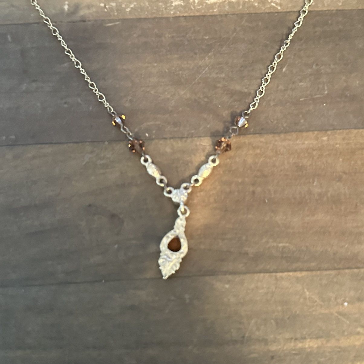 Other 2028 gold tone amber crystal drop pendant necklace Size ONE SIZE - 5 Thumbnail