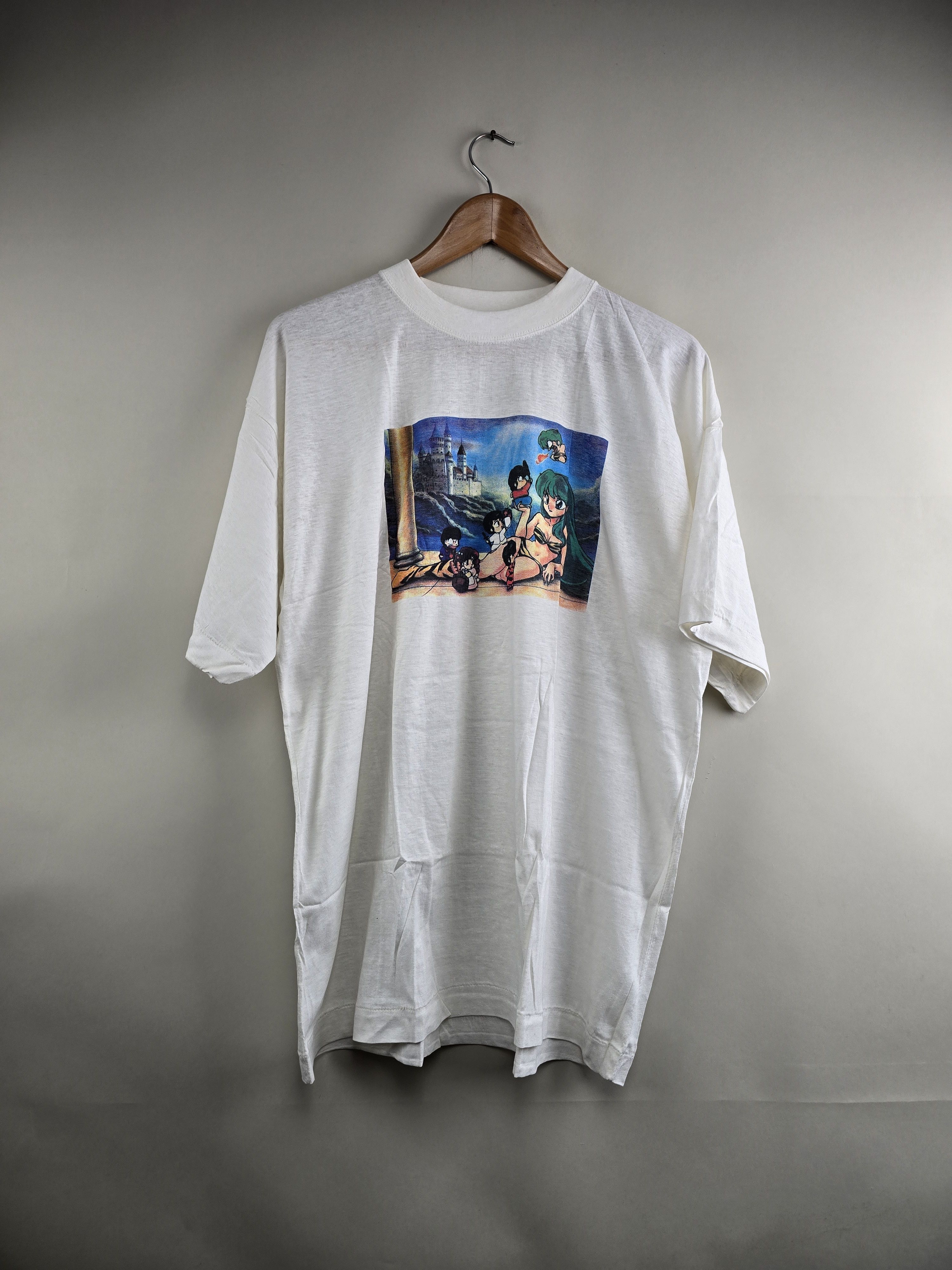 Anime × Band Tees × Vintage 90s Lum Urusei Yatsura 2XL 23.5" 30" Size US XL / EU 56 / 4 - 8 Thumbnail