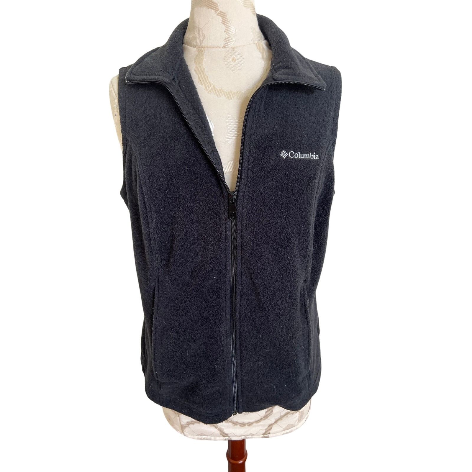 Columbia Columbia Full Zip Sleeveless Fleece Vest Zip Pockets Medium Size M / US 6-8 / IT 42-44 - 1 Thumbnail
