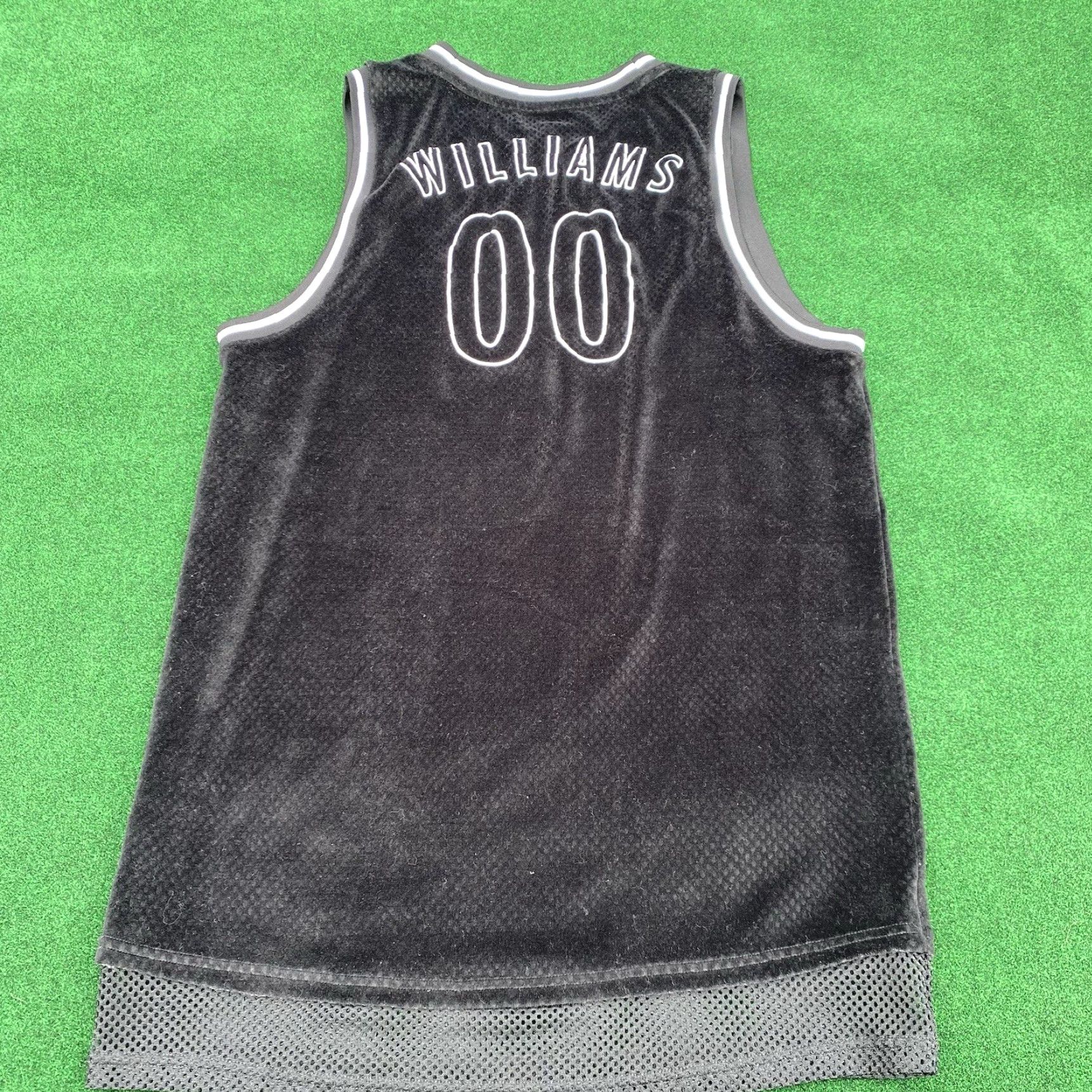 Nike Serena Williams Nike Jersey Womens M Black Velour Long Fit Shirt Sports Tennis Designer Size M / US 6-8 / IT 42-44 - 7 Thumbnail