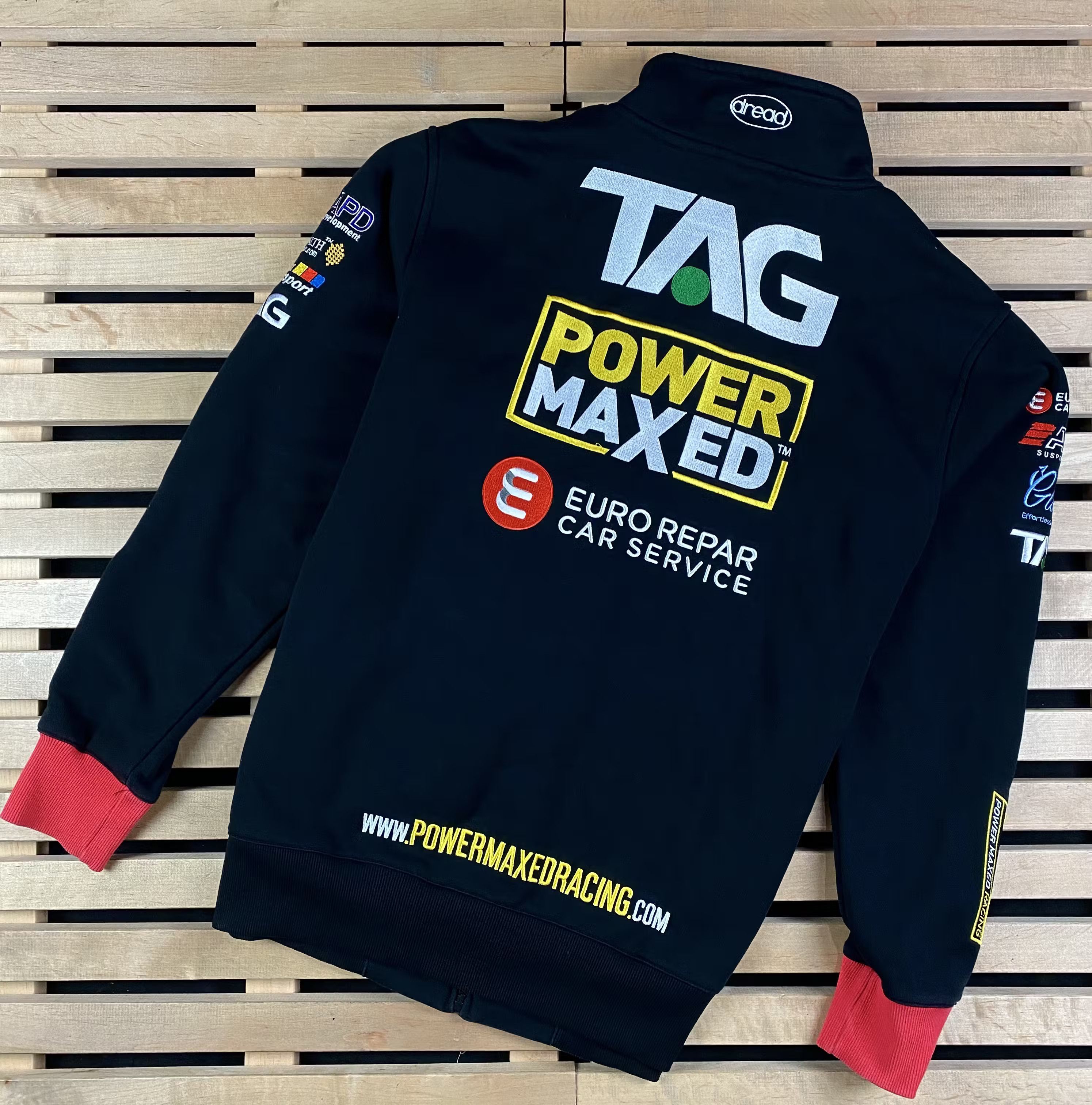 Vintage Mens Fleece Bomber Jacket Power Maxed Racing Motul Size XL Size US XL / EU 56 / 4 - 8 Thumbnail