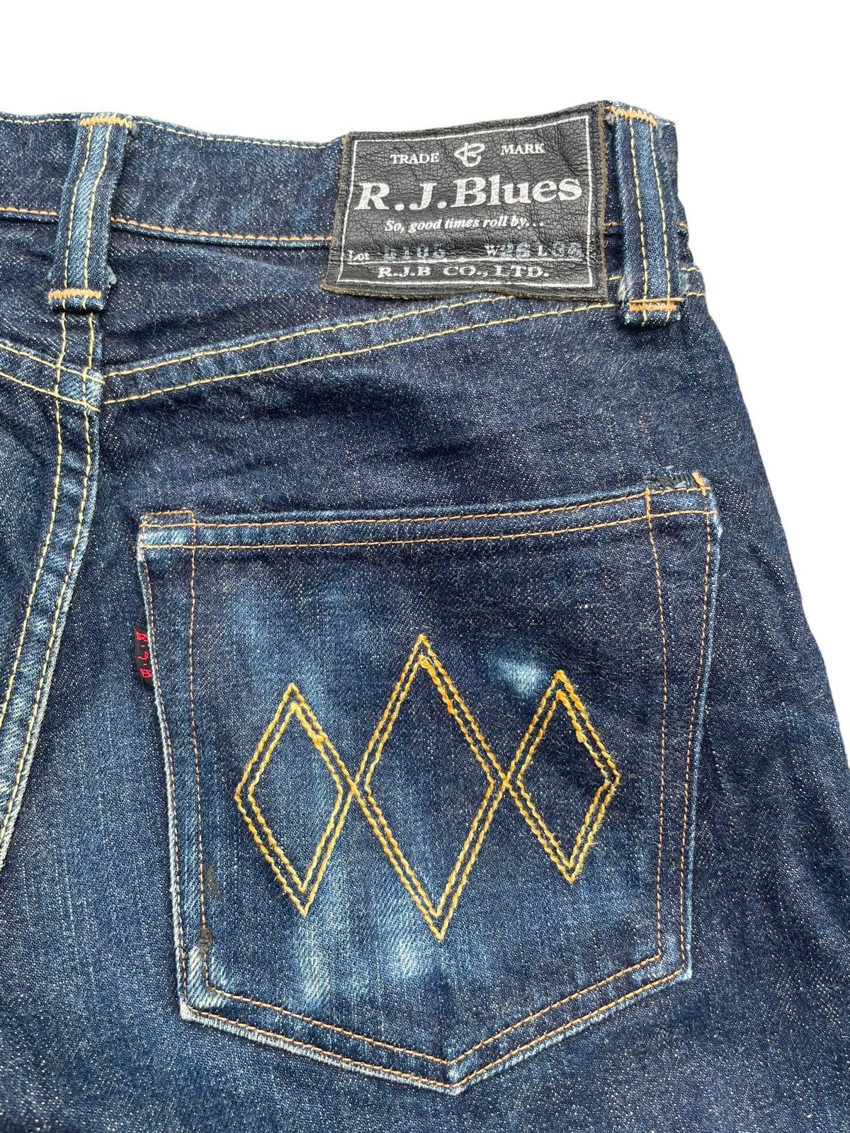 The Flat Head R.J.Blues Selvedge Denim Size US 27 - 11 Thumbnail
