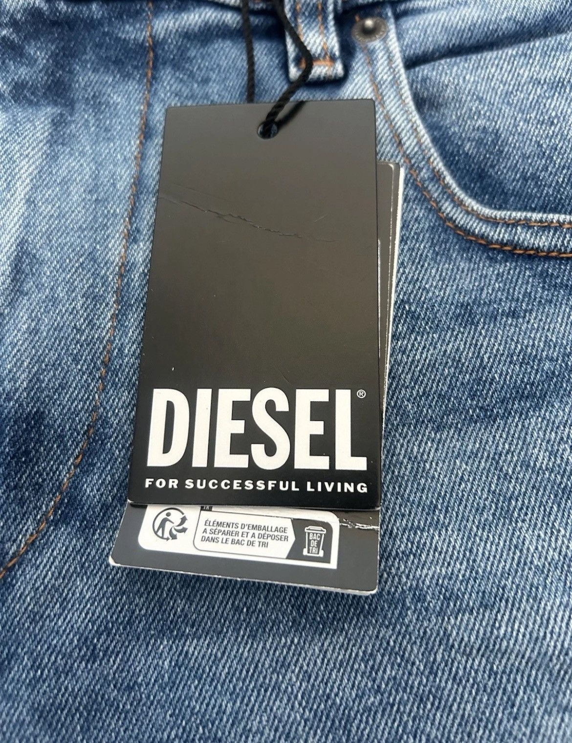 Diesel DIESEL Men Jeans W34 x 34 D-Strukt R9B92 Jeans Size US 32 / EU 48 - 2 Thumbnail