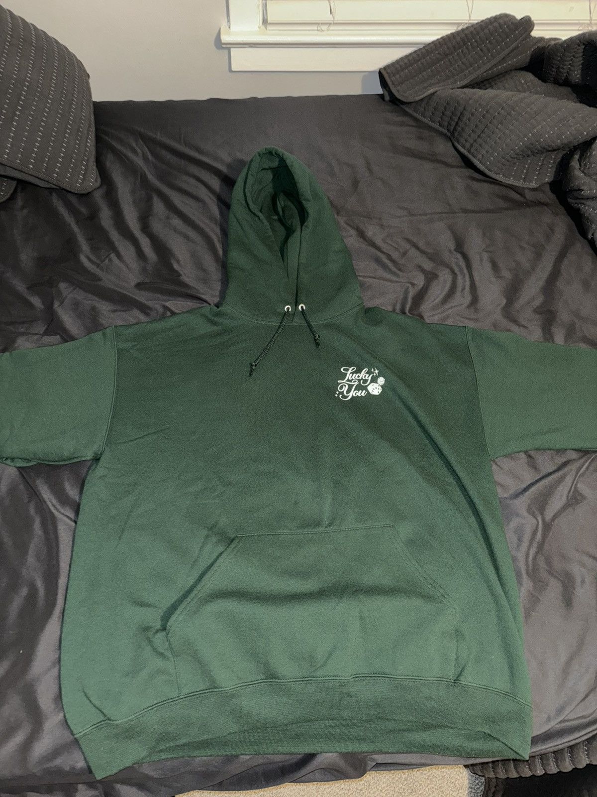 Tillys Tilly’s CVLA Lucky You Green Hoodie Size US XL / EU 56 / 4 - 3 Thumbnail