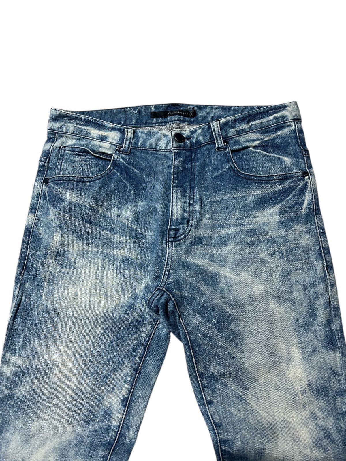 Japanese Brand Vintage Kai Aakmann Baggy Distressed Acid Washed Pants Size US 30 / EU 46 - 2 Thumbnail