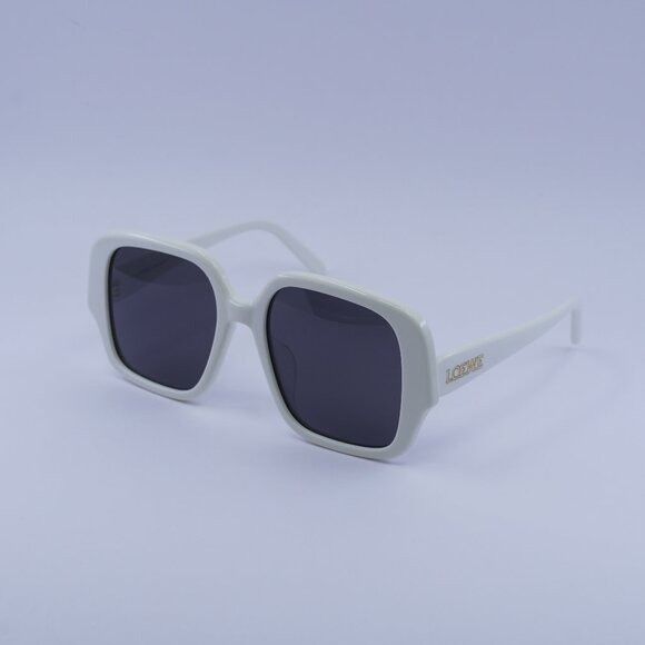 Loewe Loewe LW40134U 25A Sunglasses Ivory Square Frame, Smoke Size ONE SIZE - 1 Thumbnail