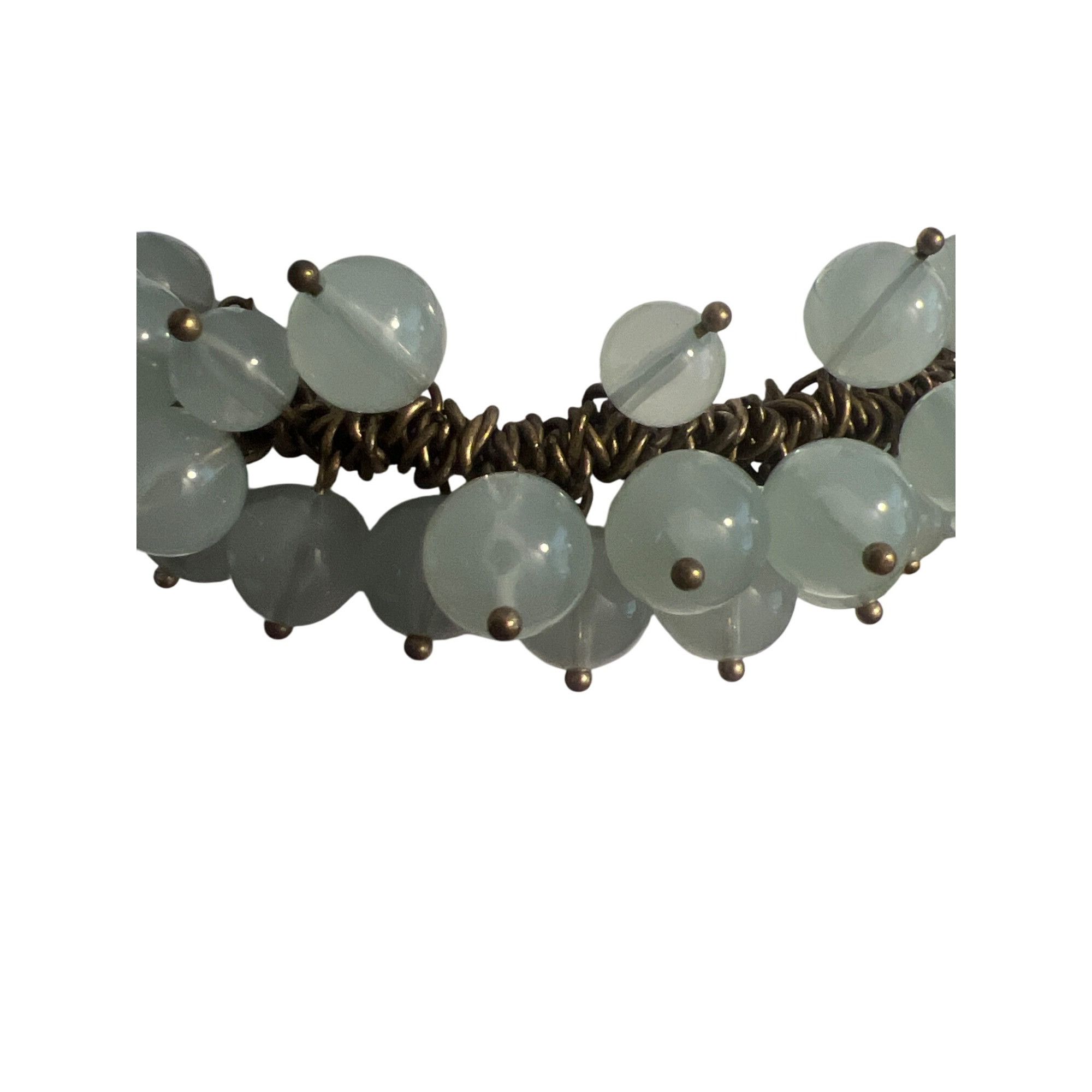 J.Crew J. Crew Seafoam Green Cha Cha Stretch Bracelet Baubles Brass Size ONE SIZE - 4 Thumbnail