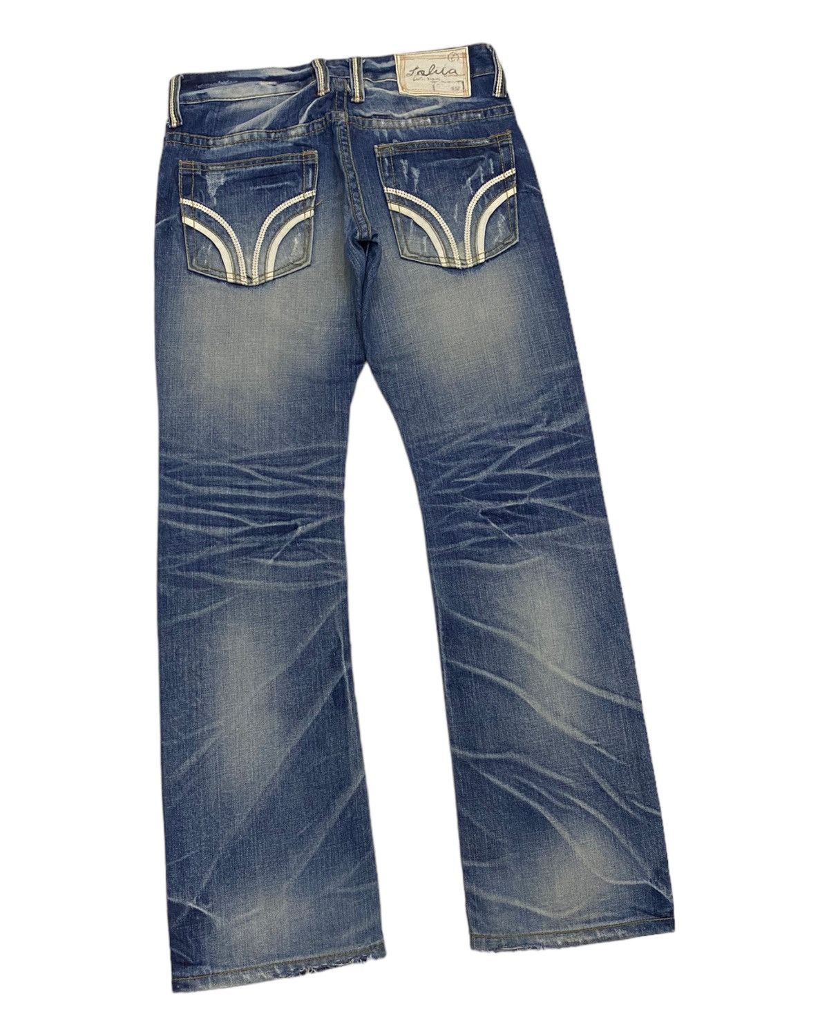 Hysteric Glamour FLARED🔥LOLITA JEANS PUNK DISTRESSED FLARE DENIM JEANS Size US 30 / EU 46 - 5 Thumbnail