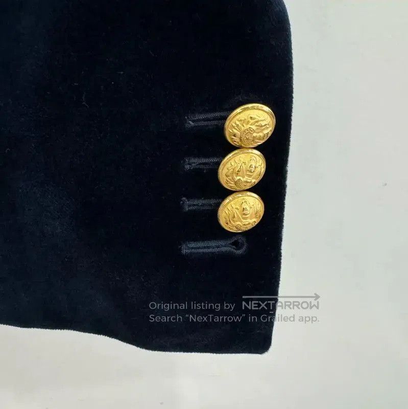 Balmain Balmain Men's Blue Cotton Coat . Size US S / EU 44-46 / 1 - 6 Thumbnail