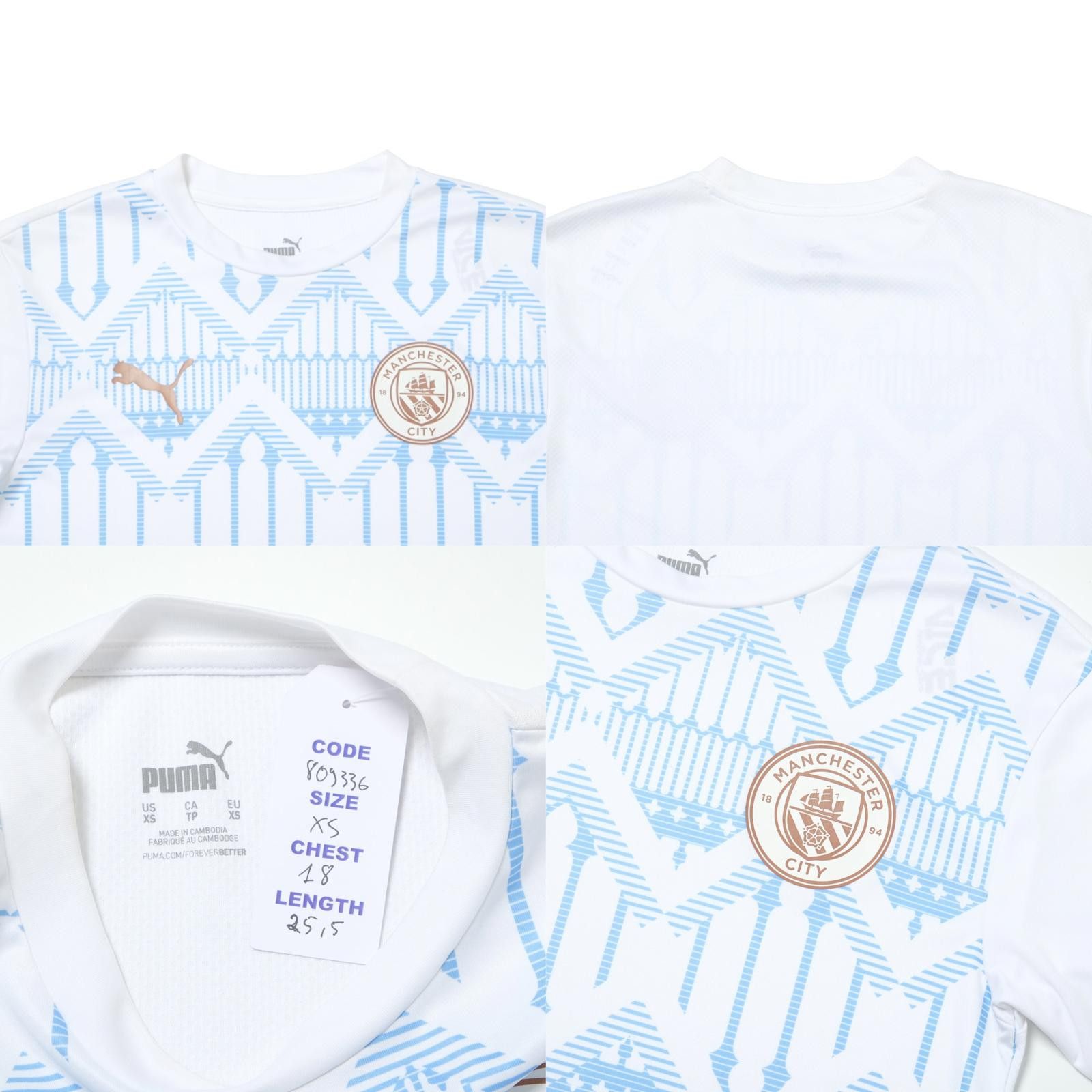 Puma 2020/21 Manchester City Pre-Match Shirt Puma (XS) Size US XS / EU 42 / 0 - 4 Thumbnail