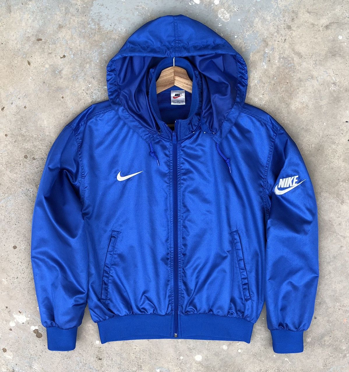 Nike Vintage 90s Nike Men’s Embroidery Logo Light Bomber Jacket Size US M / EU 48-50 / 2 - 15 Thumbnail