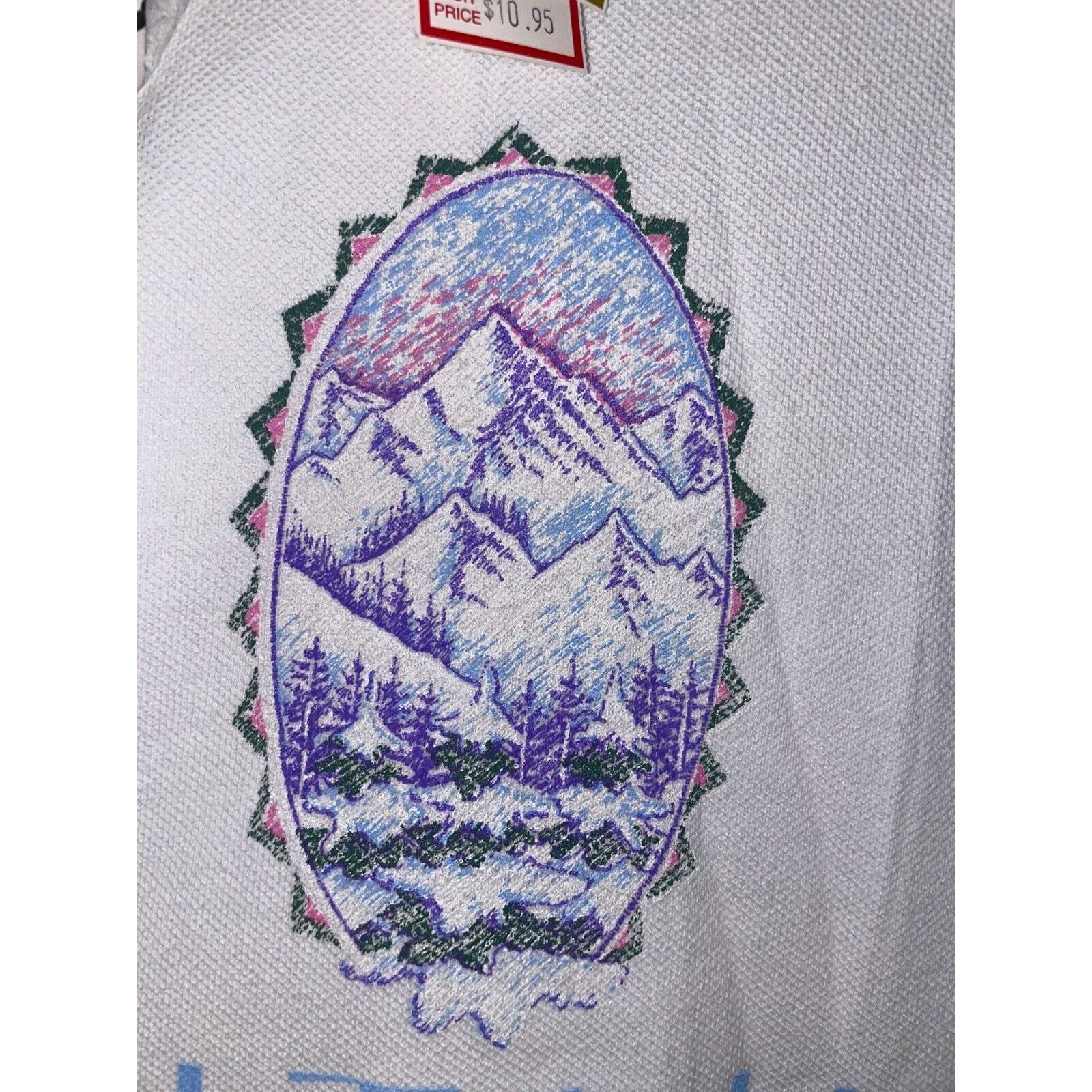 Jerzees Vintage Utah Sweatshirt Mountain Crewneck Sweats VTG XL 90s Size US XL / EU 56 / 4 - 3 Thumbnail