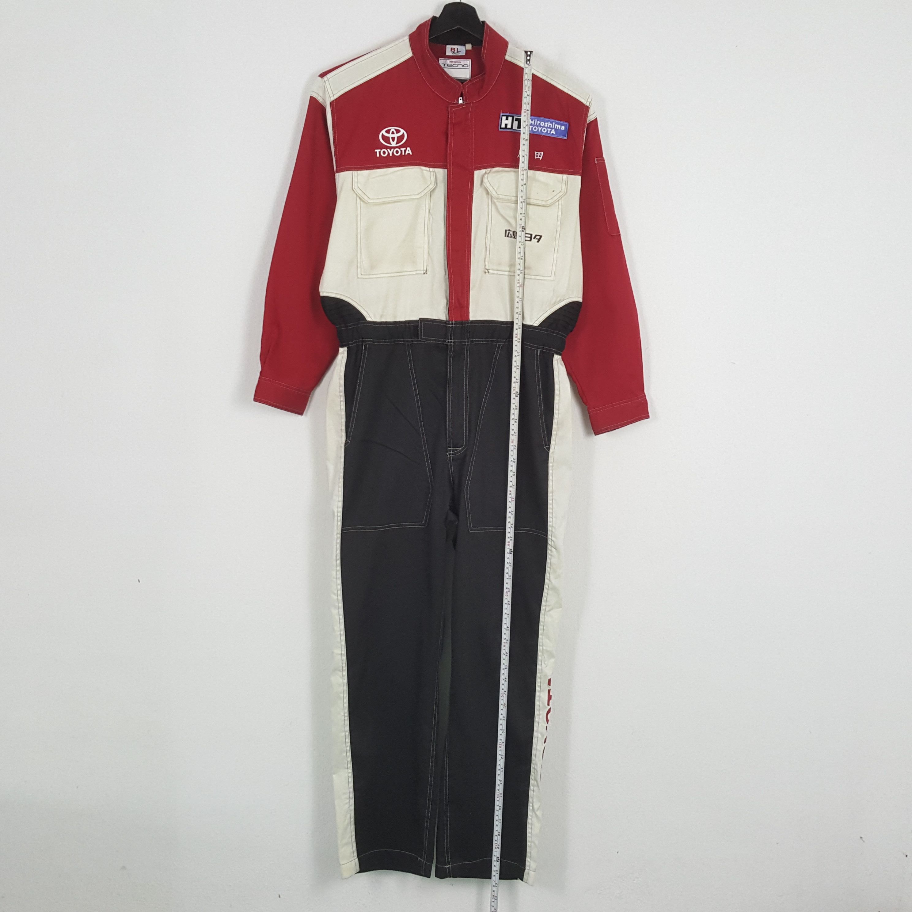 Japanese Brand TOYOTA TECNO Motorsports Racing Coverall Jacket Size US L / EU 52-54 / 3 - 7 Thumbnail