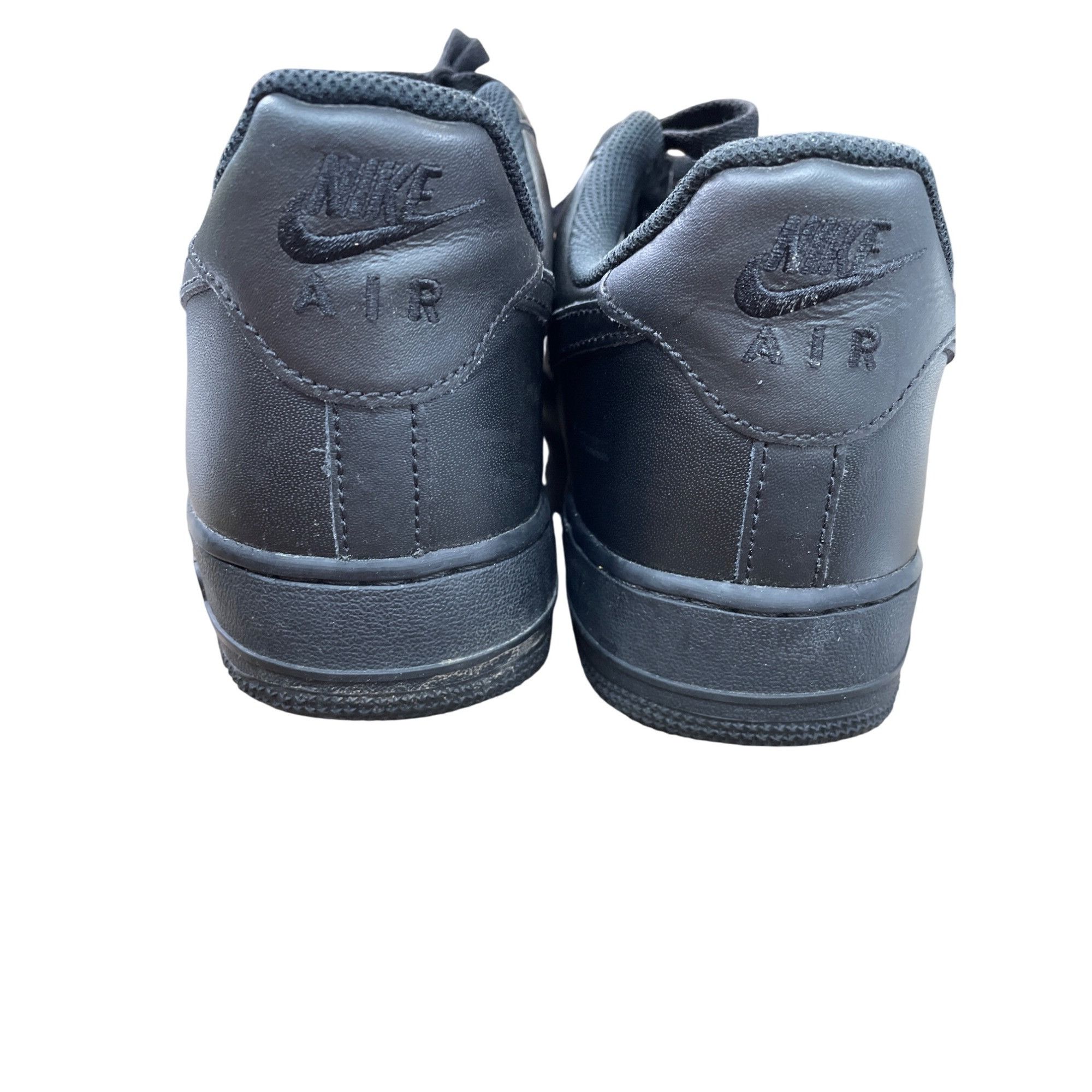 Nike Nike Air Force 1 Low Triple Black Leather Sneakers Mens Size Size US 11 / EU 44 - 12 Thumbnail
