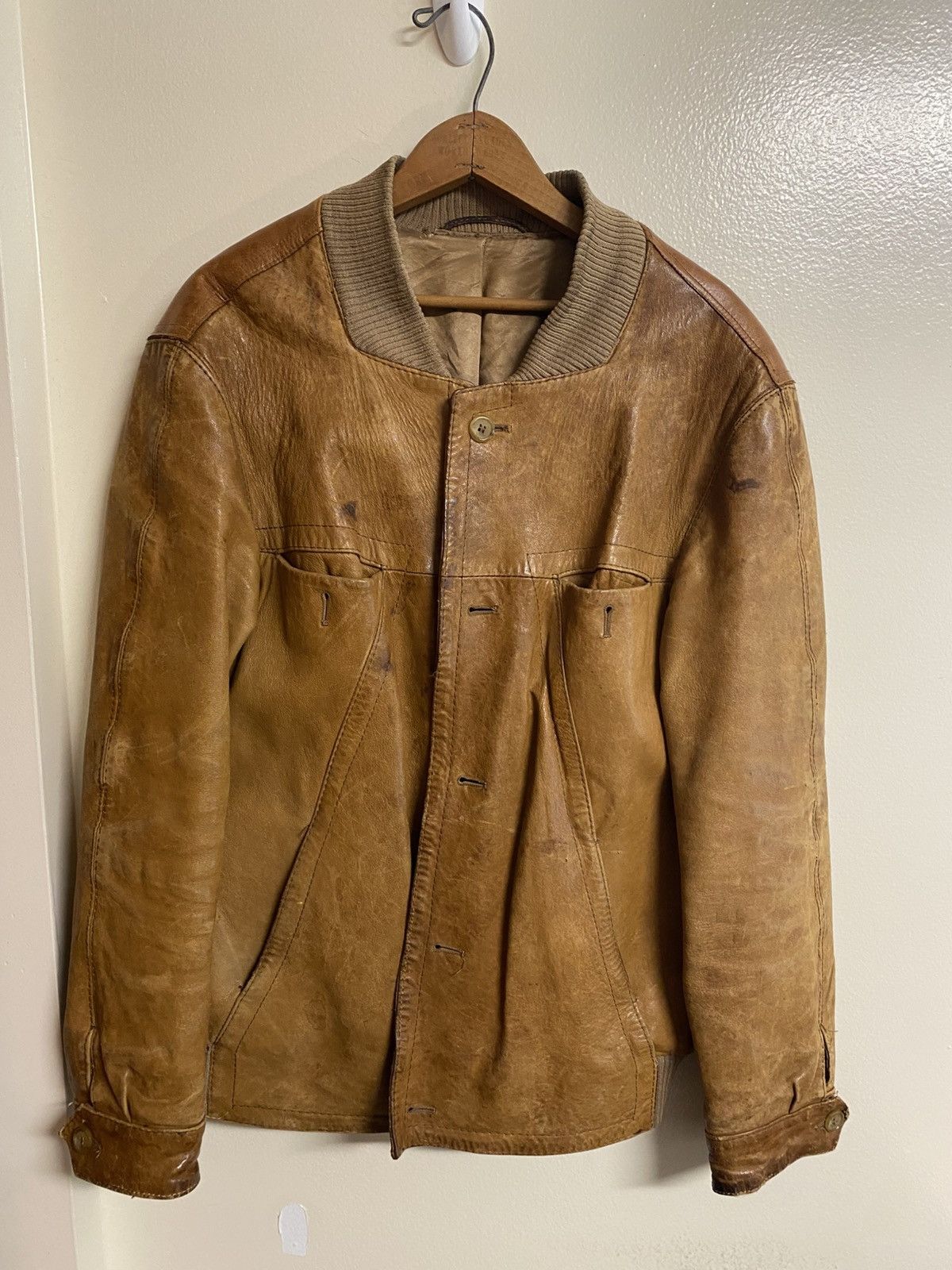 Other True Vintage Parisian Leather Jacket Size US L / EU 52-54 / 3 - 1 Thumbnail