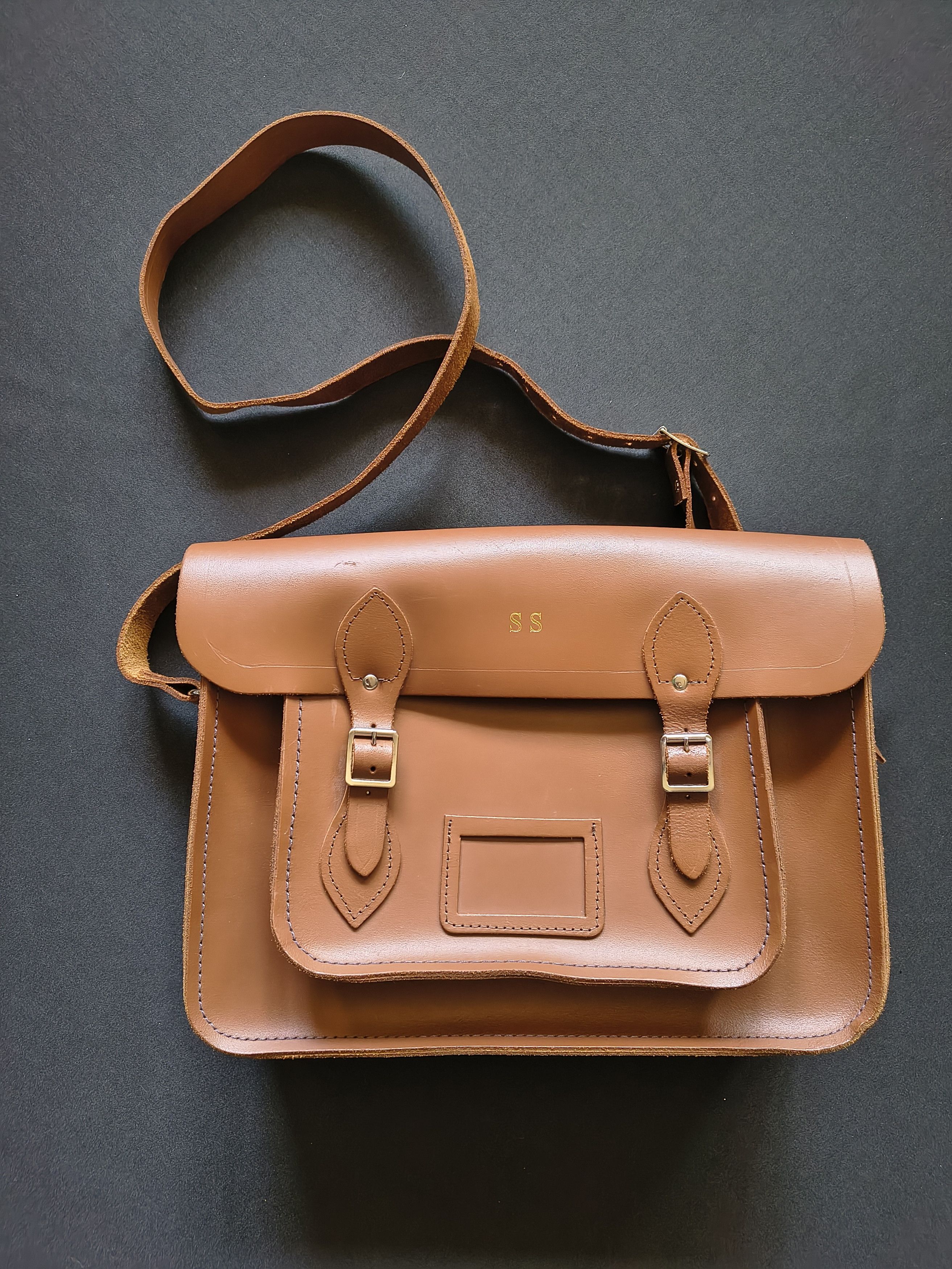Other The Cambridge Satchel Company Leather Satchel with Monogram Size ONE SIZE - 1 Thumbnail
