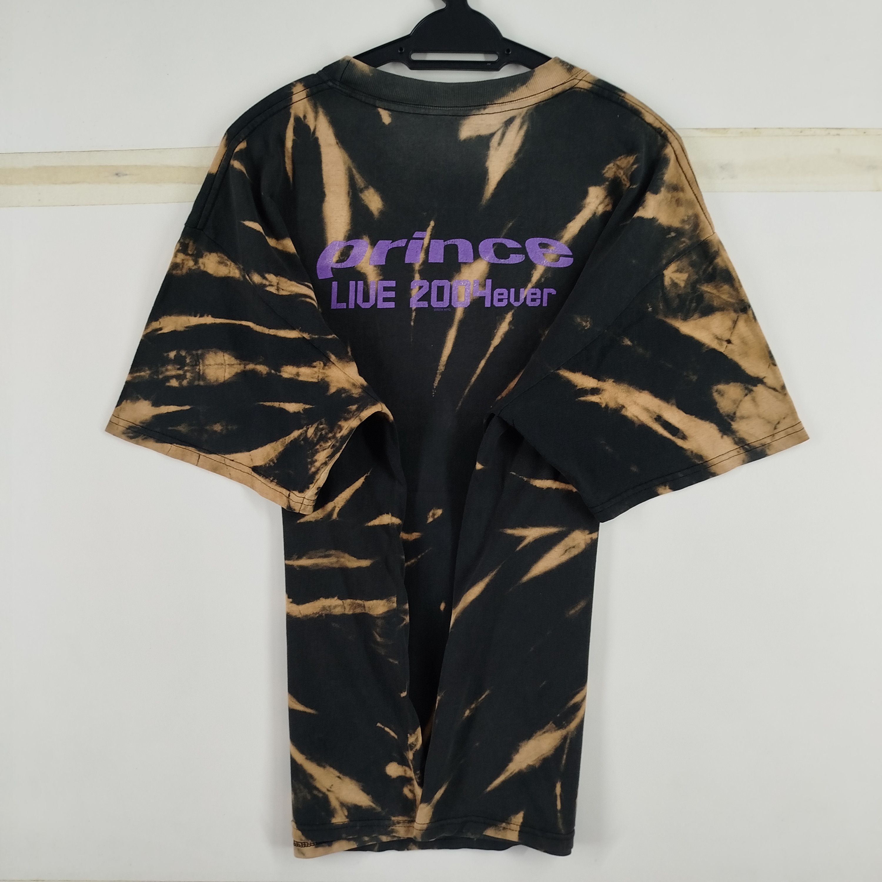 Band Tees × Vintage Vintage Prince Musicology 2004 Copyright Tye Dye Sun Faded Size US XL / EU 56 / 4 - 3 Thumbnail
