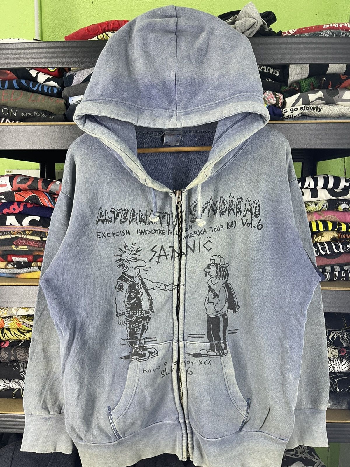 Band Tees vintage 90's Alternative Syndrome Exorcism Hardcore Tour Size US M / EU 48-50 / 2 - 1 Thumbnail