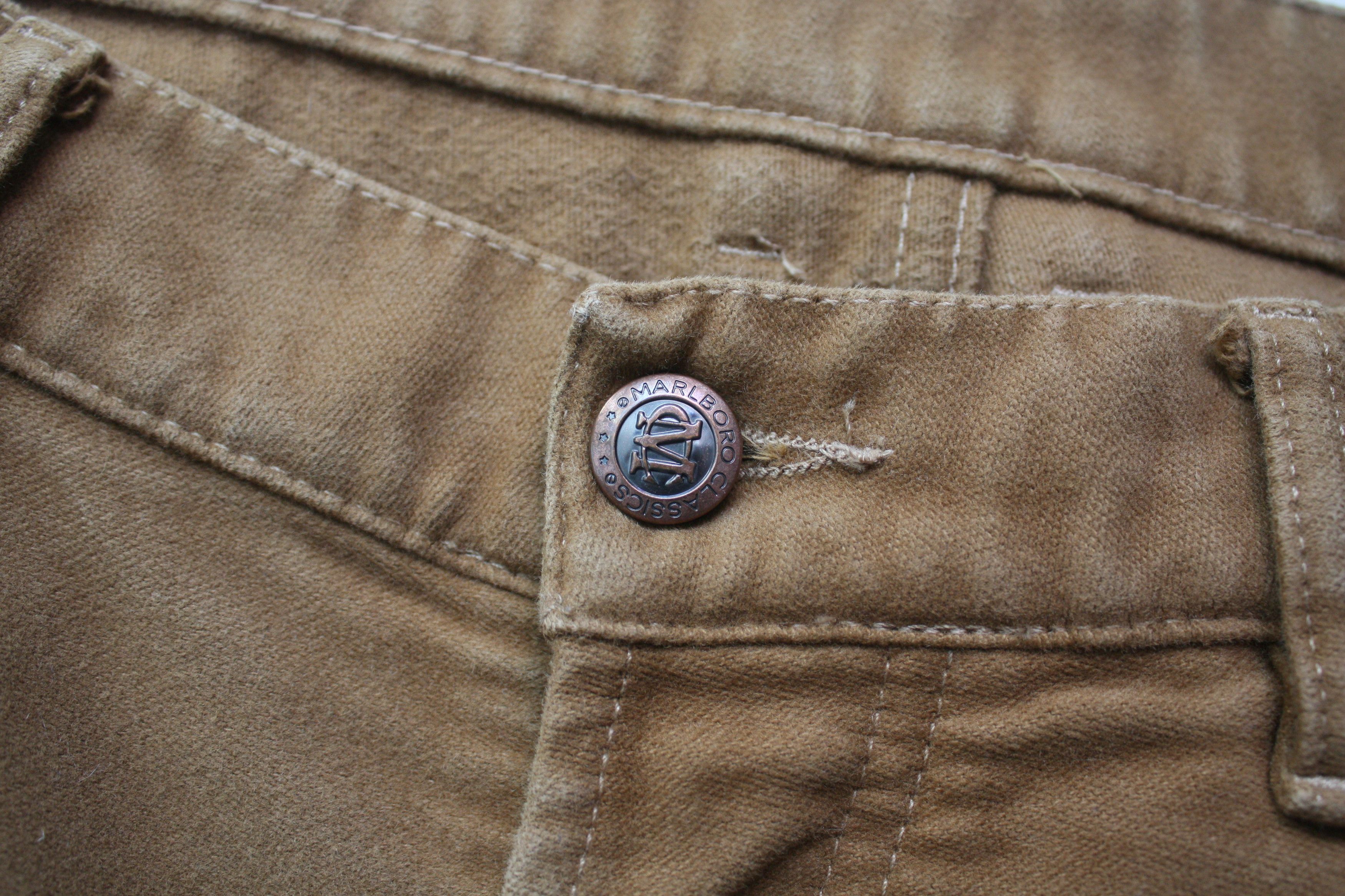 Marlboro Classics Marlboro Classics Mustard Beige Vintage Velvet Pant W34L34 Size US 34 / EU 50 - 8 Thumbnail