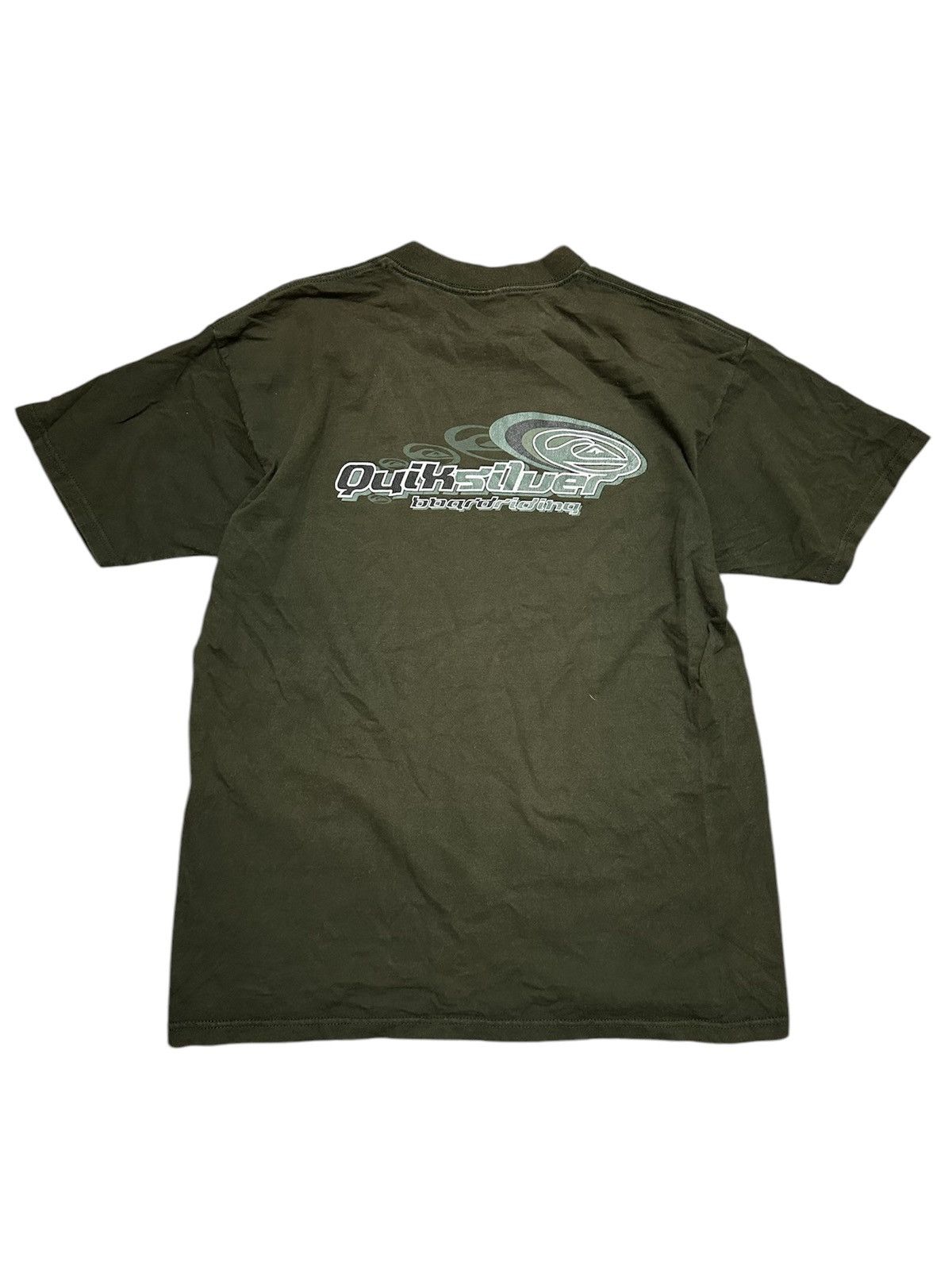 Quiksilver × Vintage Vintage 1990 Quiksilver Surfwear Tee Shirt Size US L / EU 52-54 / 3 - 1 Thumbnail