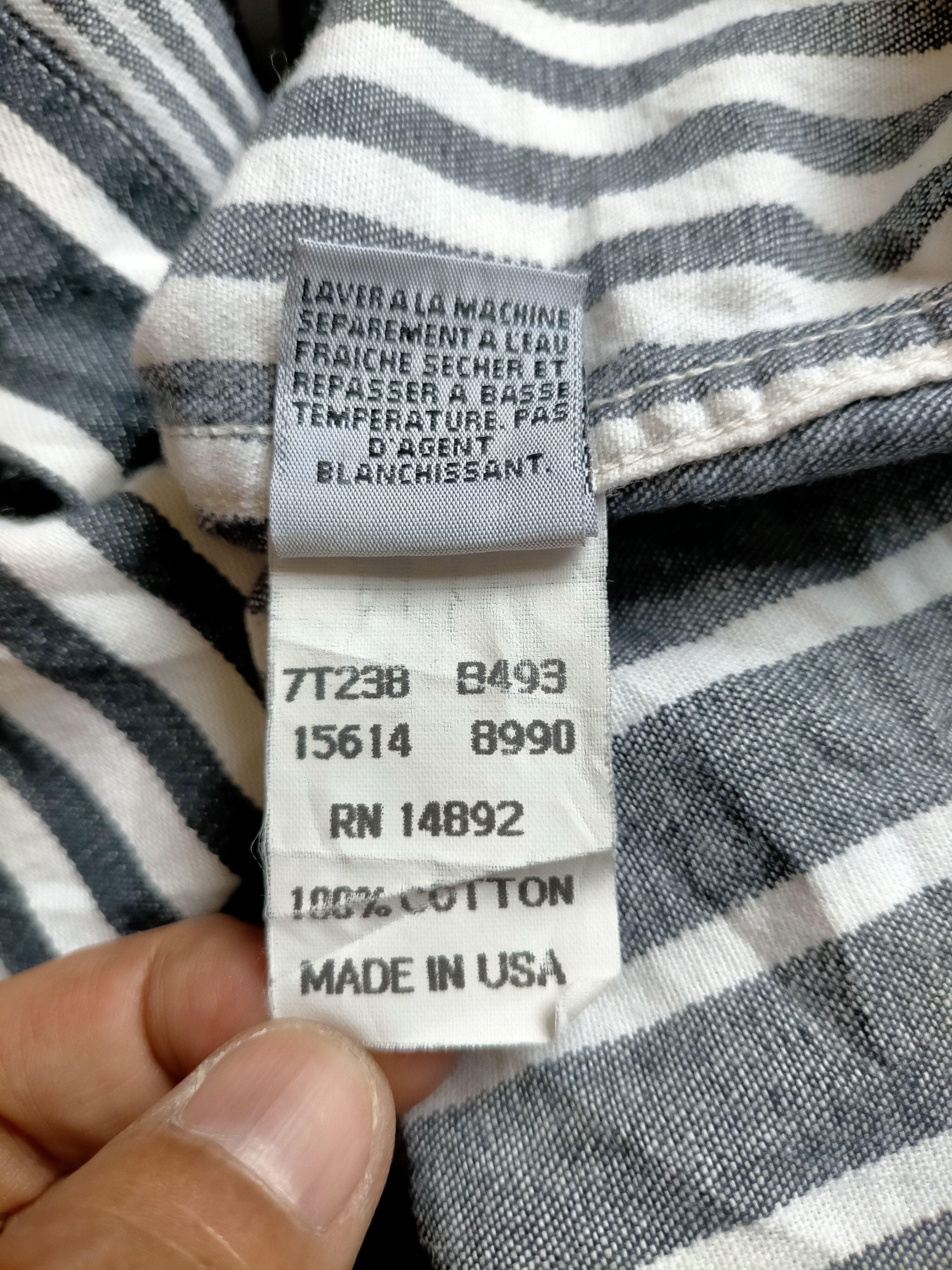 Marithe + Francois Girbaud Marithe +Francois Girbaud Hickory Striped Denim Button ups Size US M / EU 48-50 / 2 - 21 Thumbnail