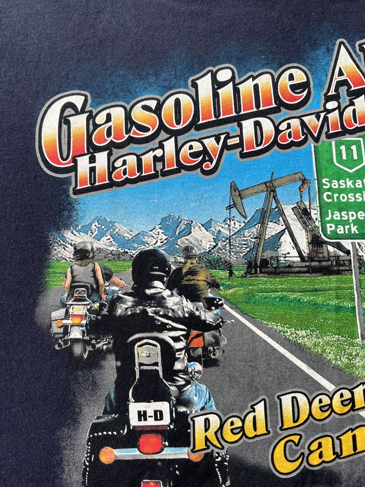 Harley Davidson Vintage 2014 Harley Davidson Joker Canada Long Sleeve Size US XXL / EU 58 / 5 - 17 Thumbnail