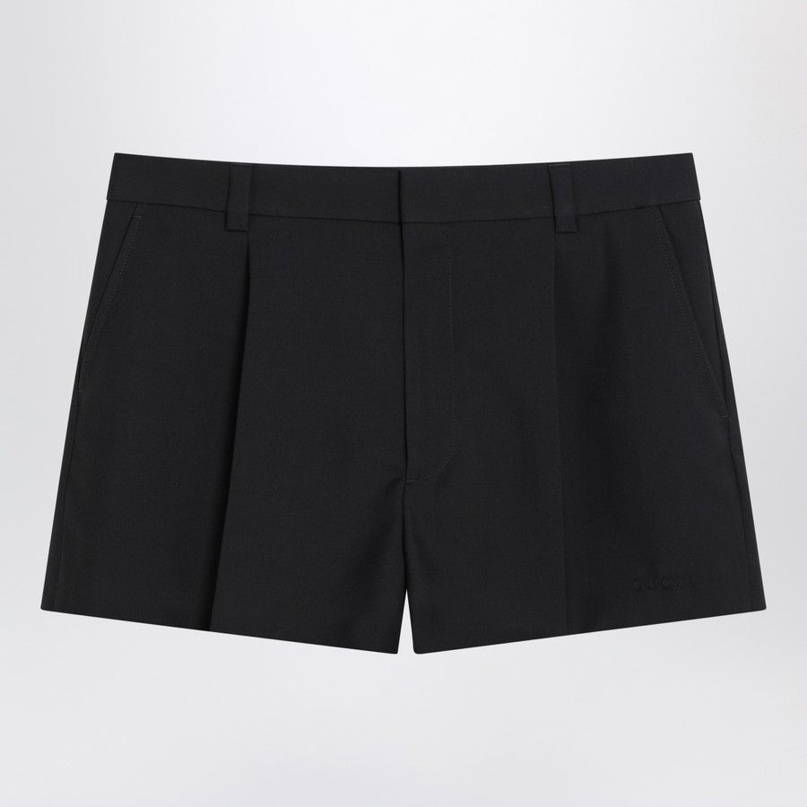 Gucci o1d2blof0325 Wool Short in Dark Grey Size US 34 / EU 50 - 1 Thumbnail