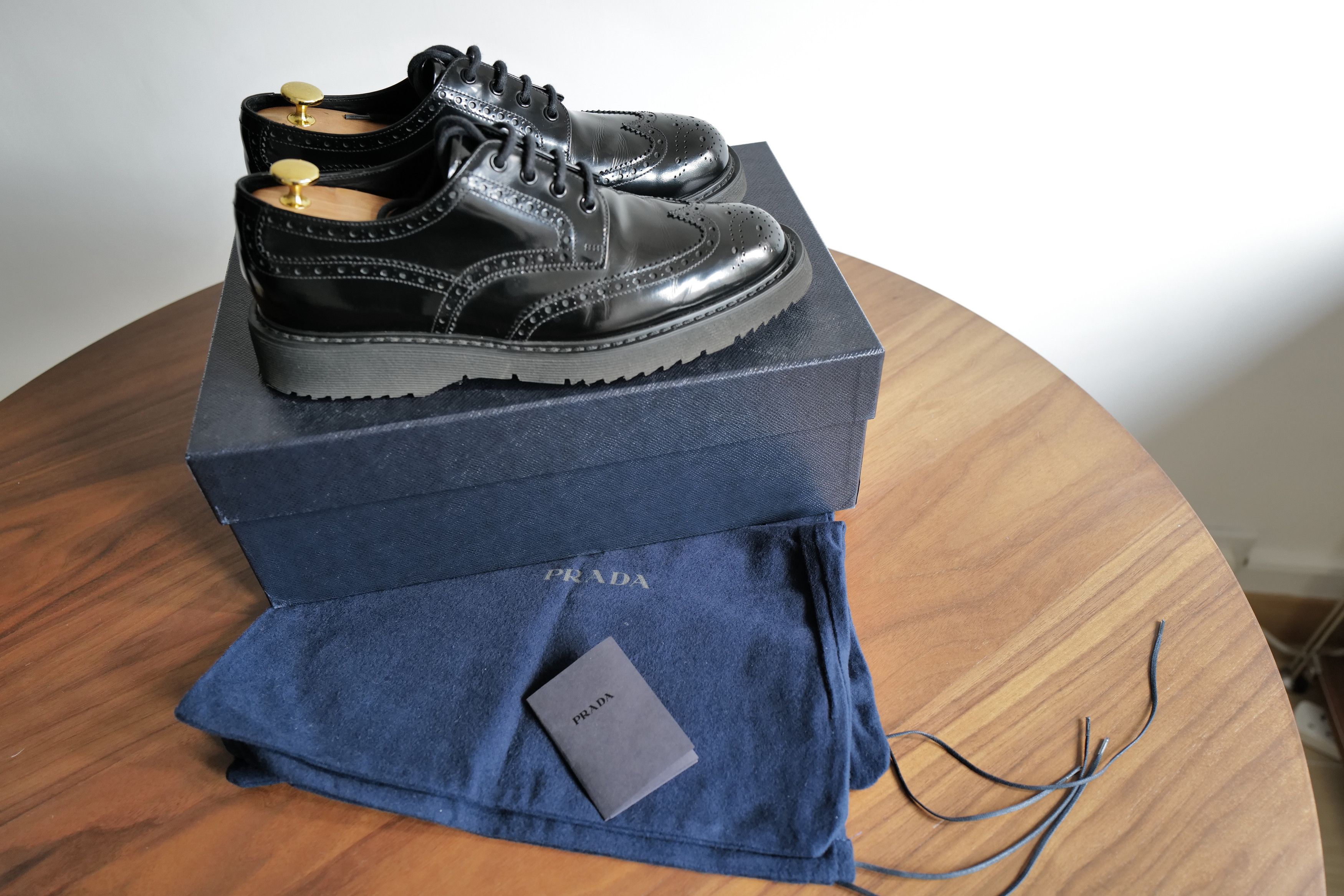 Prada Chunky Sole Derbys Size US 10 / EU 43 - 2 Thumbnail