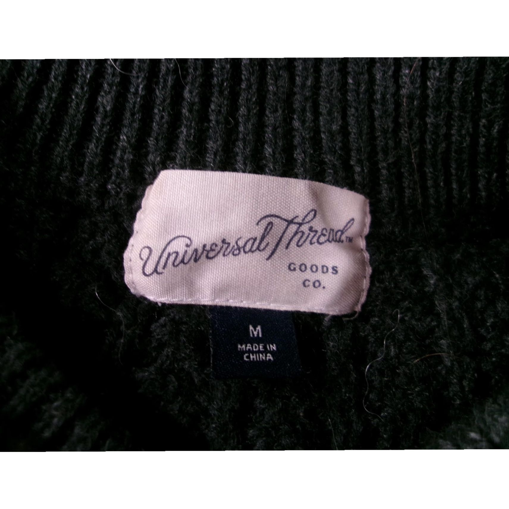Vintage Universal Thread Sweater Medium Black Oversized Cozy Lounge Warm Relaxed Women Size M / US 6-8 / IT 42-44 - 6 Thumbnail