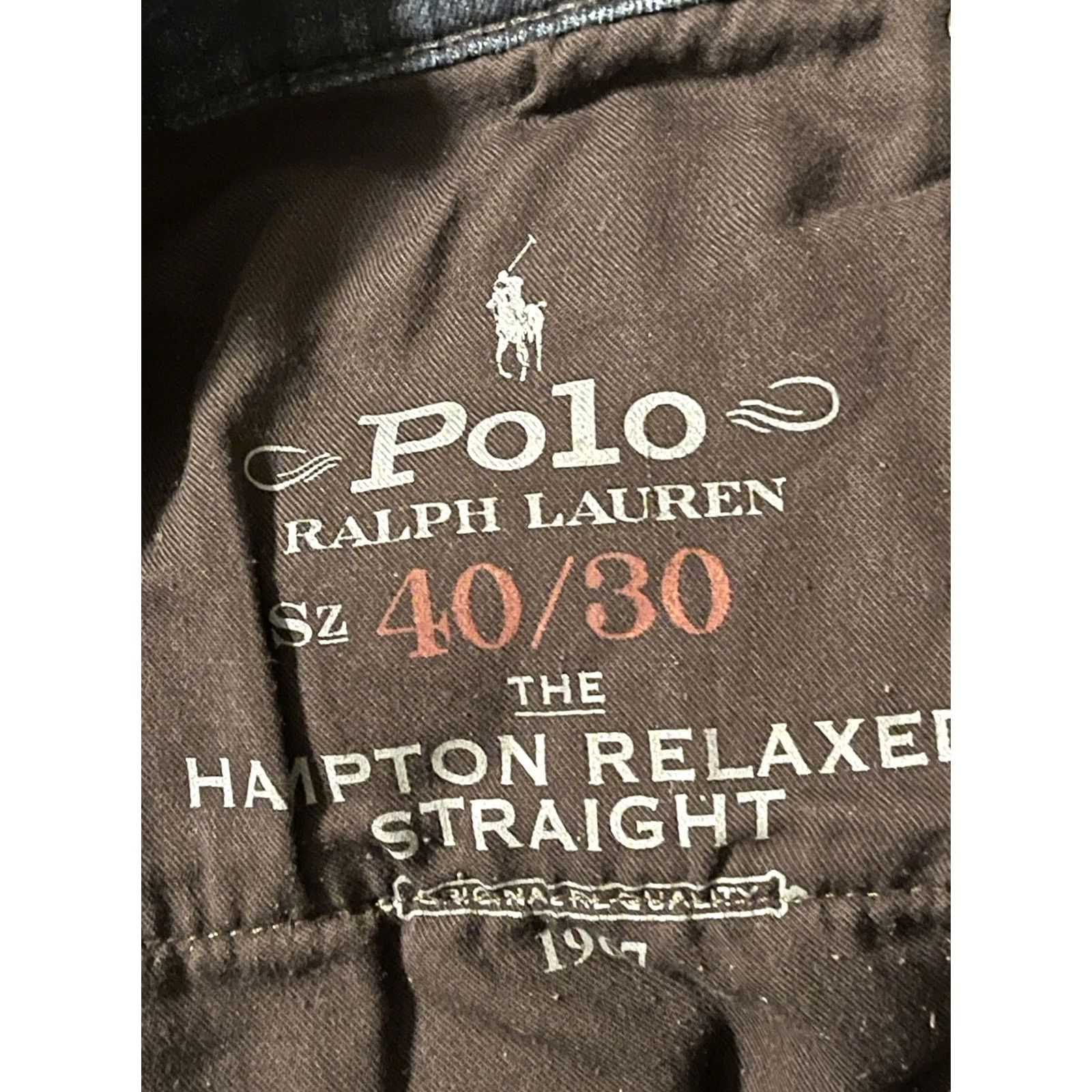 Polo Ralph Lauren Polo Ralph Lauren The Hampton Relaxed Straight Denim Jeans Mens 40x29 Blue Size US L / EU 52-54 / 3 - 5 Thumbnail