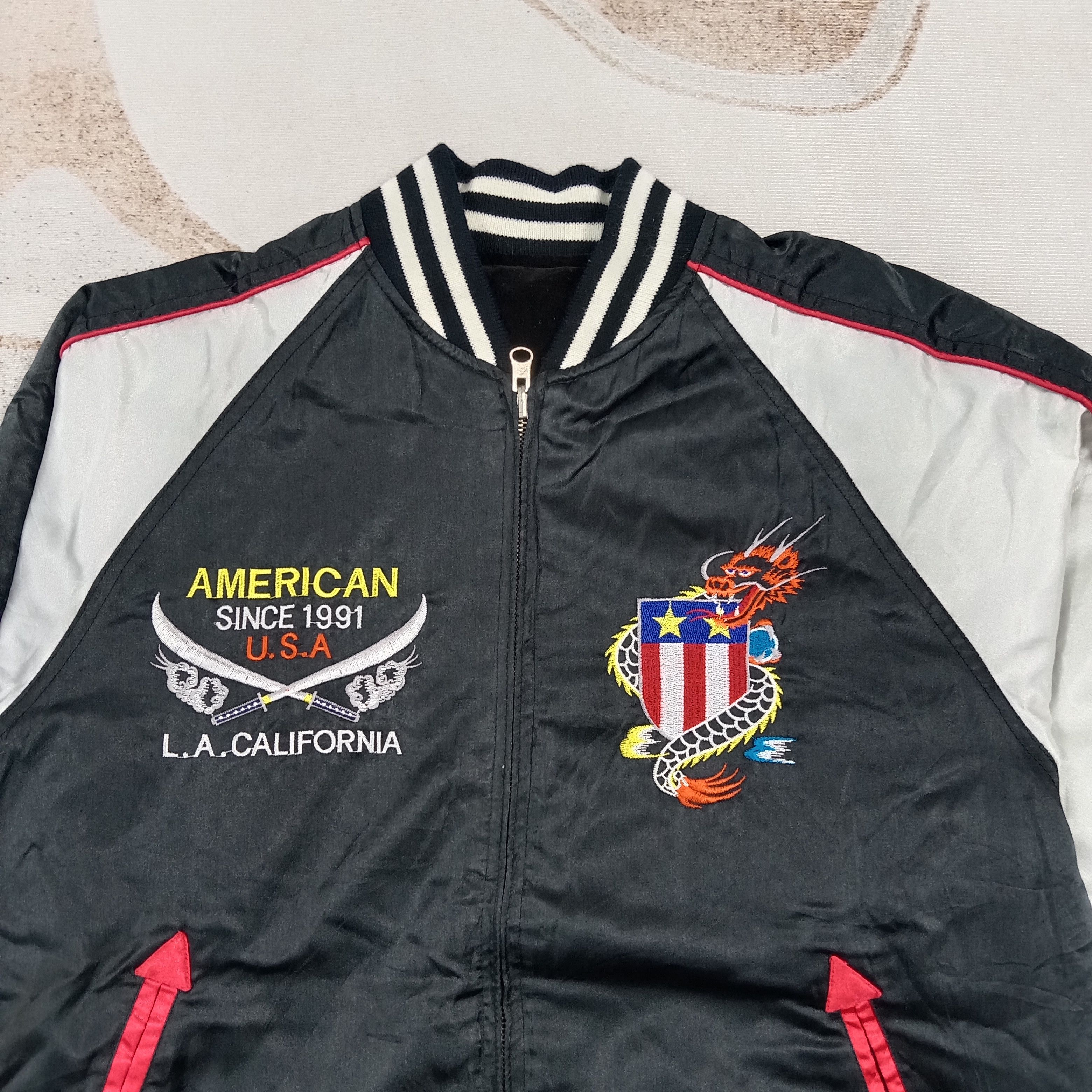 Japanese Brand Shoot One Reversible Sukajan Jacket C291N24 Size US M / EU 48-50 / 2 - 4 Thumbnail