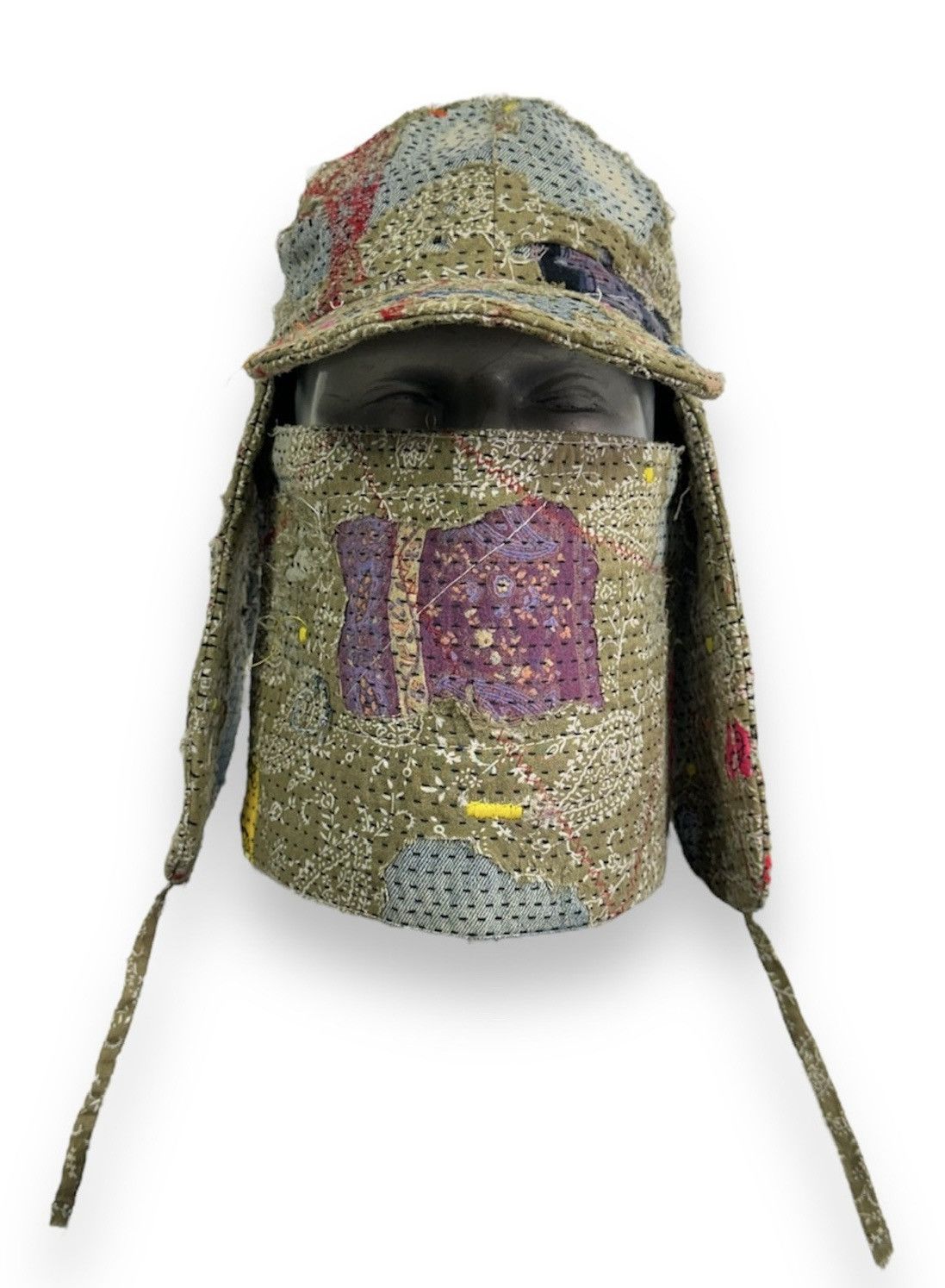 Other Custom Made Distressed Paisley patchwork Boro hats by Ahado Size ONE SIZE - 1 Thumbnail
