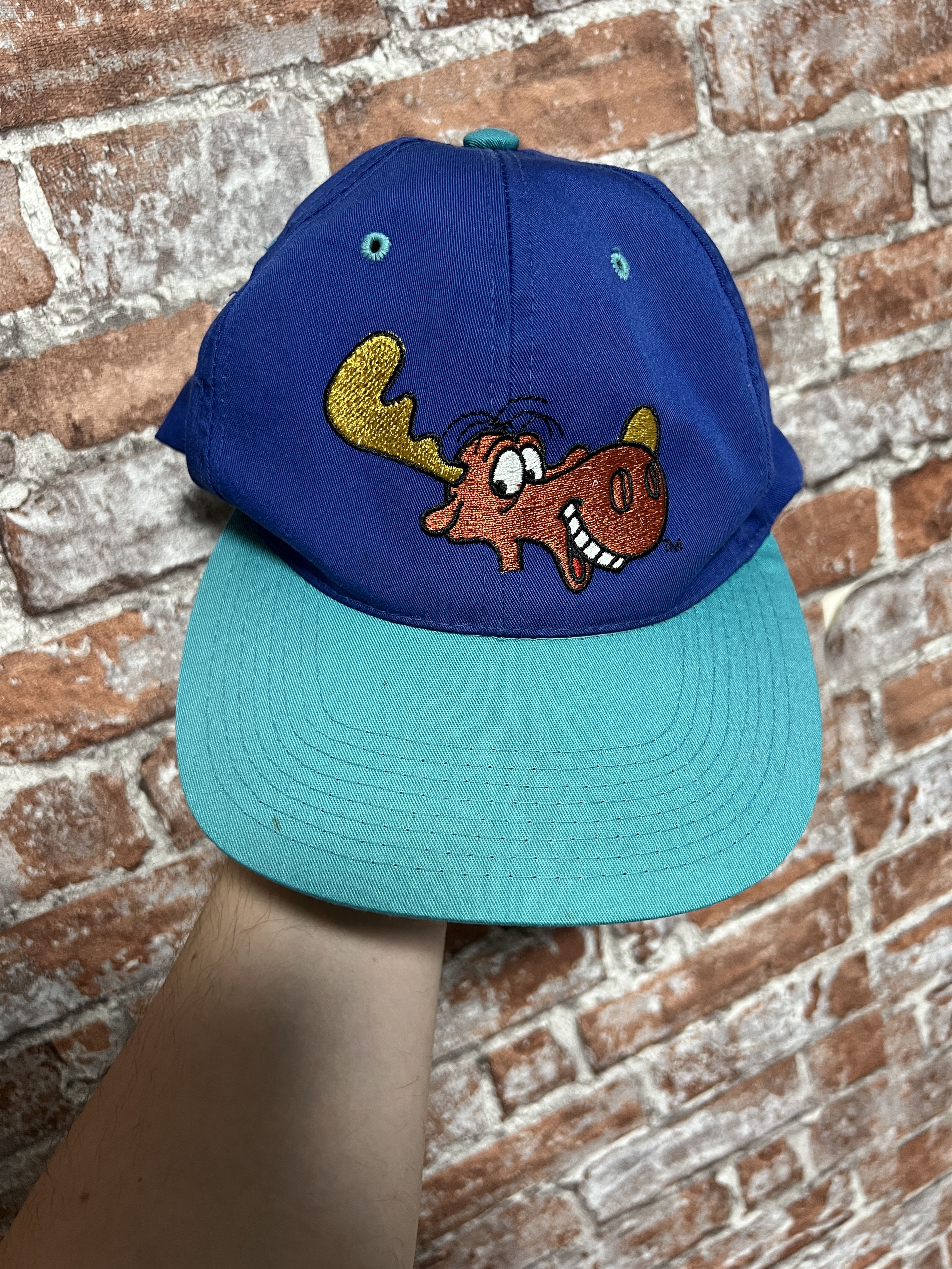Cartoon Network Vintage 1993 Rocky and Bullwinkle Cartoon Movie Cap Size ONE SIZE - 4 Thumbnail