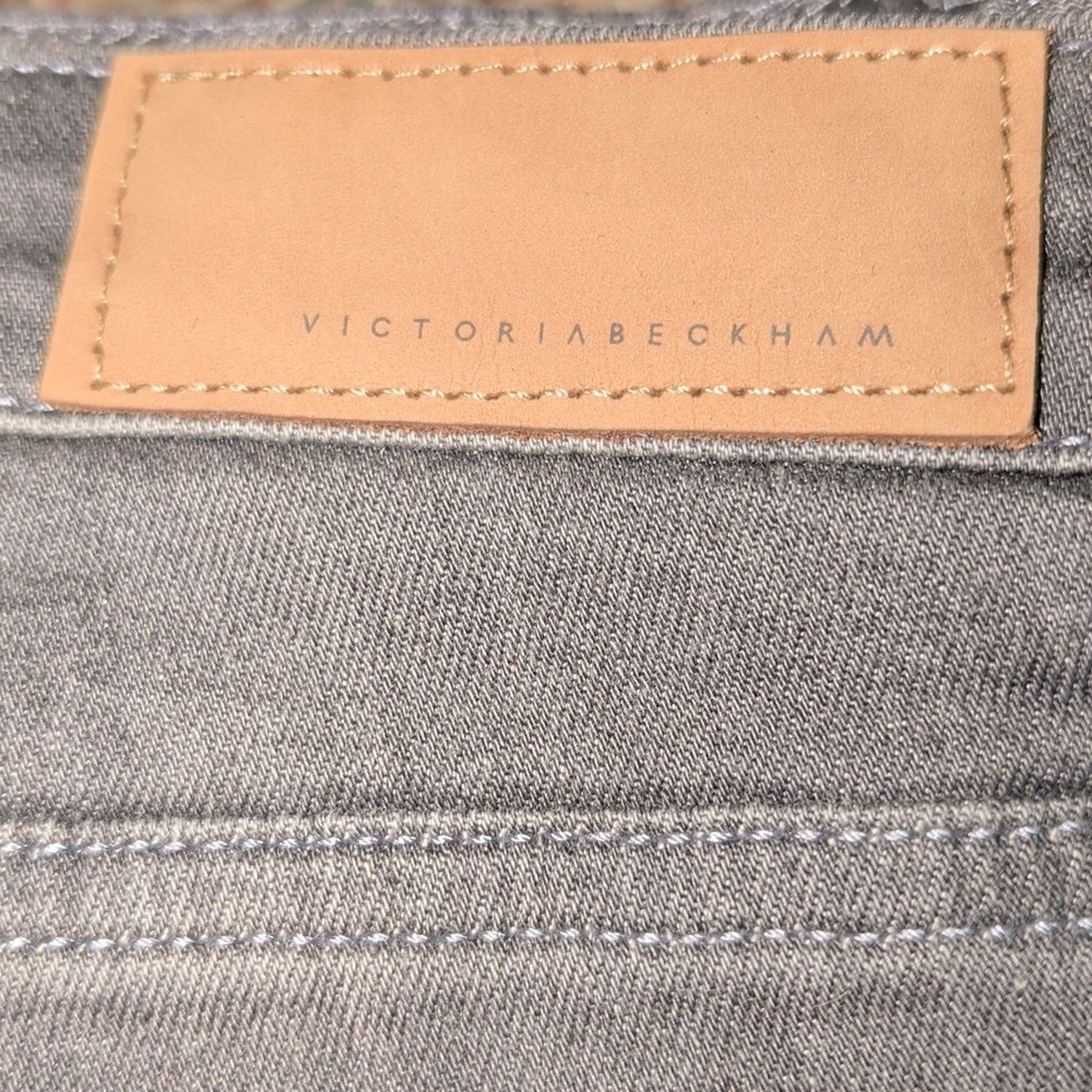 Victoria Beckham Victoria Beckham Gray Denim Jeans Womens Size 28 Size 28" / US 6 / IT 42 - 4 Thumbnail