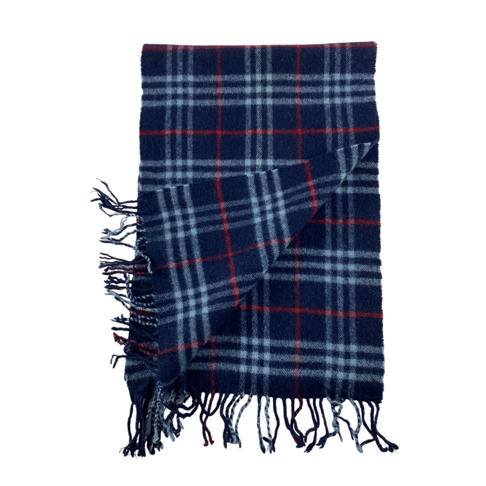 Burberry × Vintage Burberry Scarf / Muffler / Neckwear - WW1059 Size ONE SIZE - 7 Thumbnail