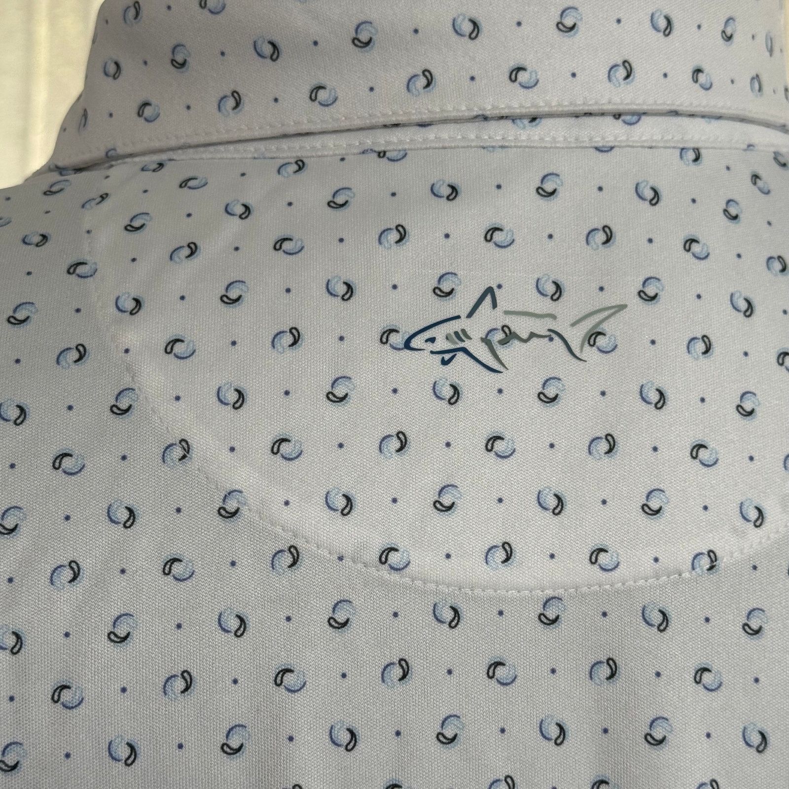 Greg Norman Greg Norman Patterned Performance Polo | Sz M Size US M / EU 48-50 / 2 - 6 Thumbnail