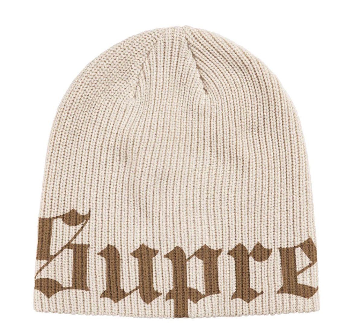 Supreme Supreme Old English Printed Beanie Stone SS26 Size ONE SIZE - 1 Thumbnail