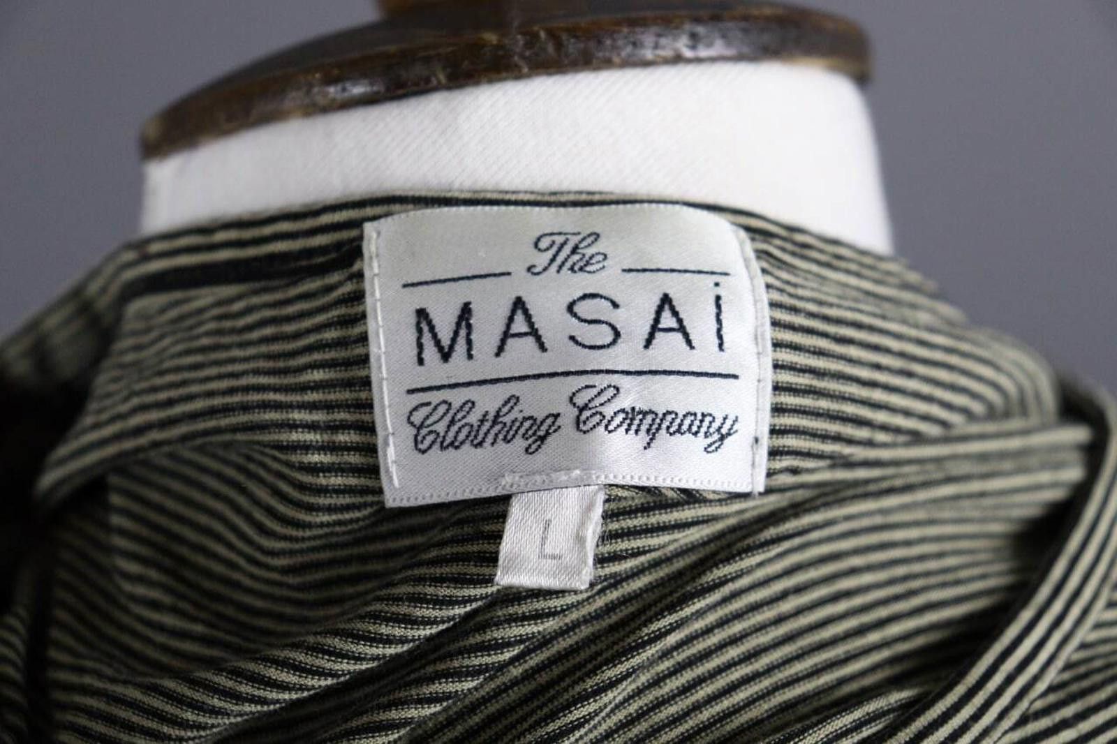 Massimo Osti Masai Clothing Company Stripe Top Pullover Sweater Size L Size L / US 10 / IT 46 - 6 Thumbnail