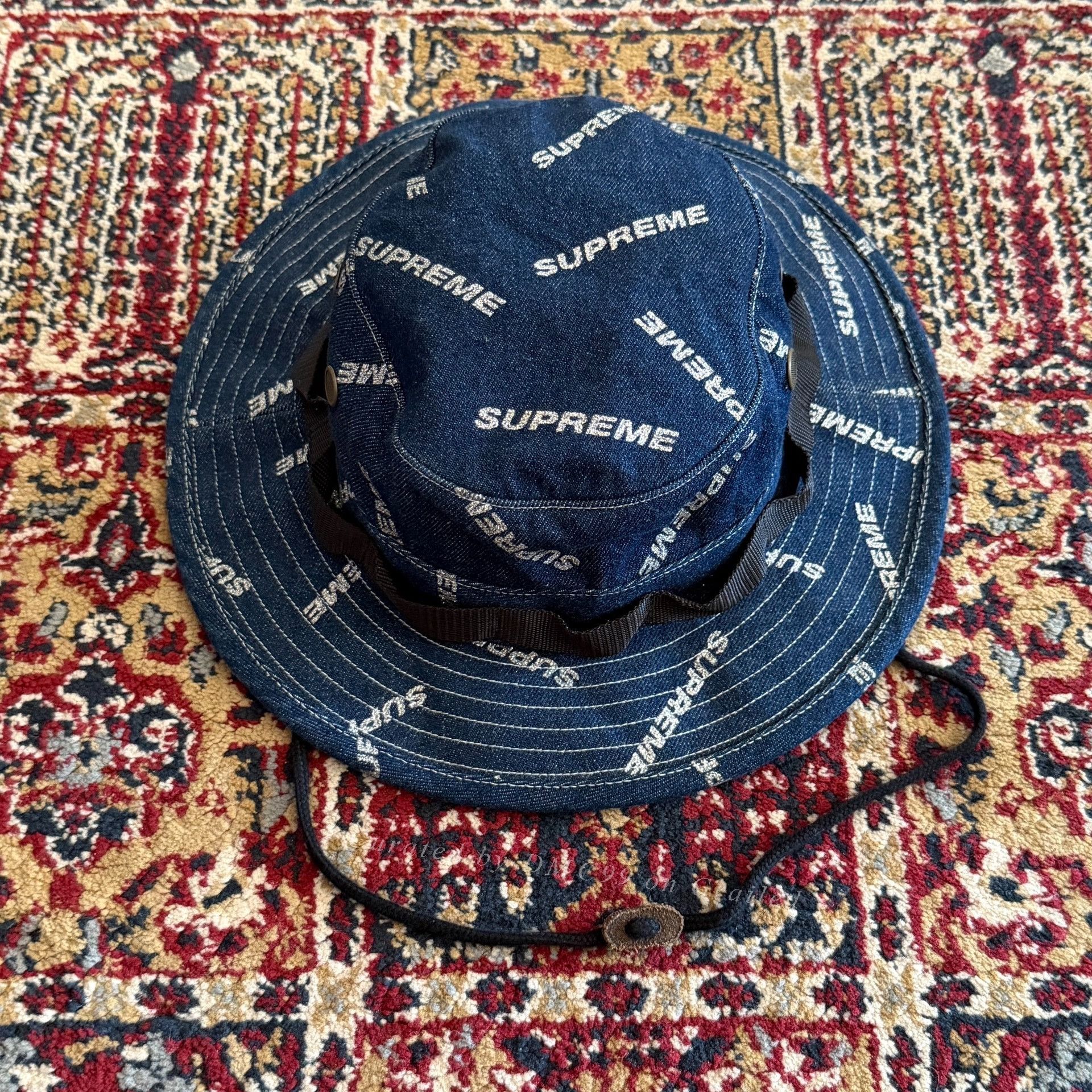 Supreme Supreme denim bucket hat | Grailed