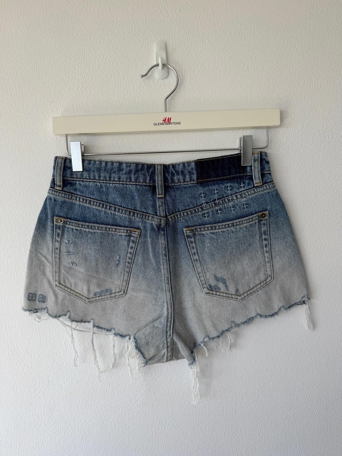 Ksubi new ksubi womens denim kali shorts glacier blue 26 8 s Size 26" / US 2 / IT 38 - 4 Thumbnail