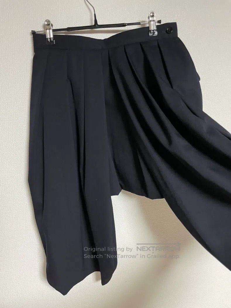 Comme des Garcons Comme Des Garcons size XS Wool Wide Leg Trousers, Lantern Size 22" - 5 Thumbnail