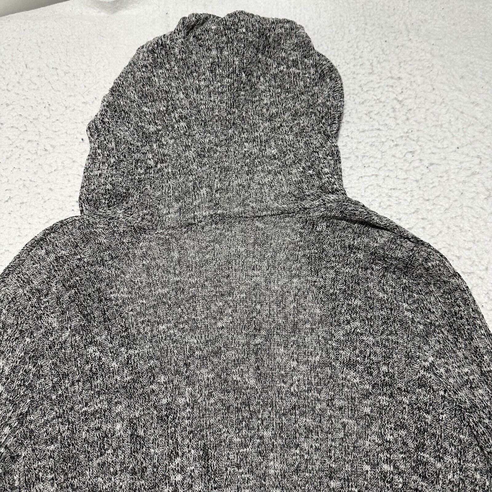 Bdg BDG Medium Heather Gray Open Front Cardigan Hooded Knit Size M / US 6-8 / IT 42-44 - 9 Thumbnail