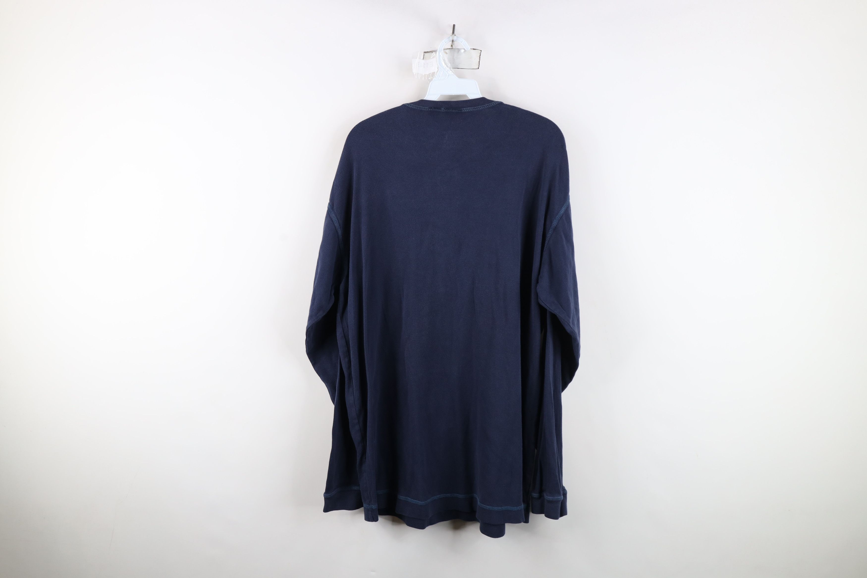 Vintage Vintage 90s Streetwear Knit Long Sleeve Henley T-Shirt Size US M / EU 48-50 / 2 - 13 Thumbnail