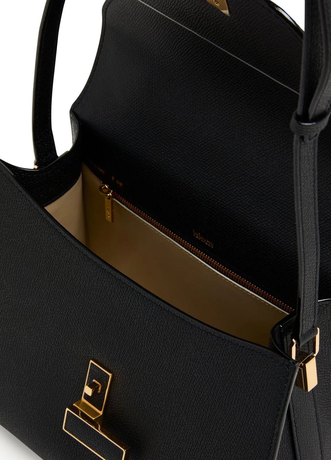 Valextra VALEXTRA Iside Medium Black Top Handle Bag New $4550 Size ONE SIZE - 4 Thumbnail