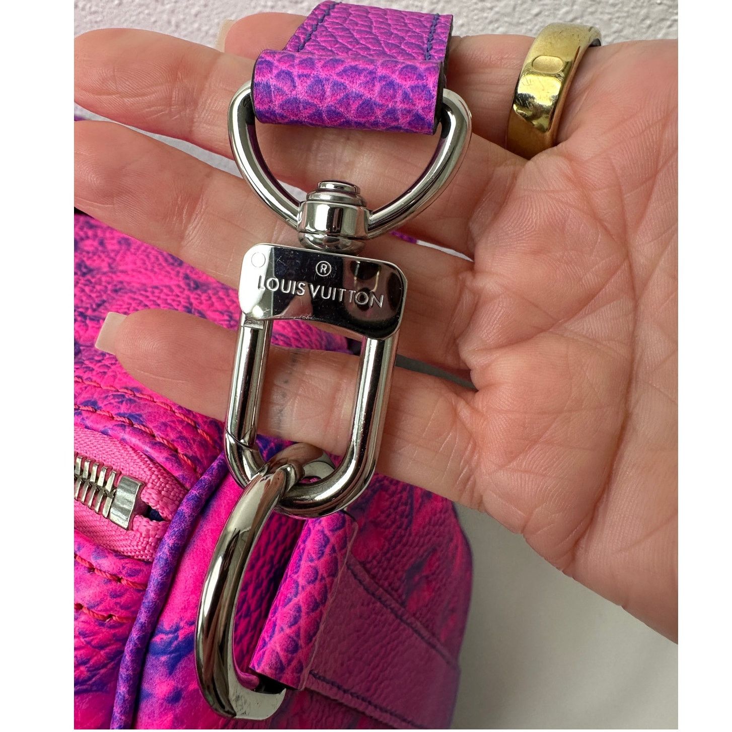 Louis Vuitton NWOT Keepall Bandouliere 50 Taurillon Illusion Virgil Abloh Size ONE SIZE - 4 Thumbnail