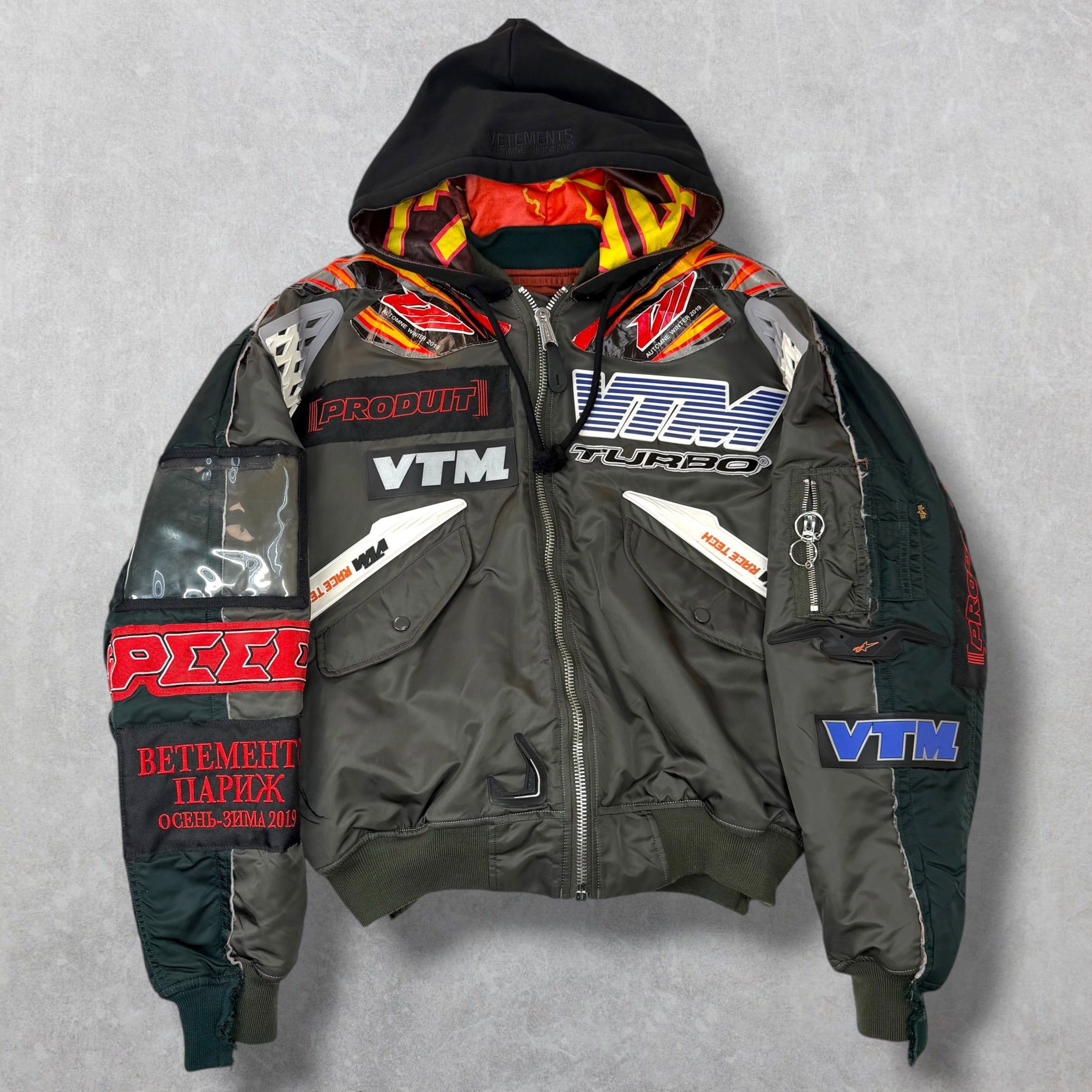 Vetements Vetements Alpha Industries Moto Racing Bomber XS (XL